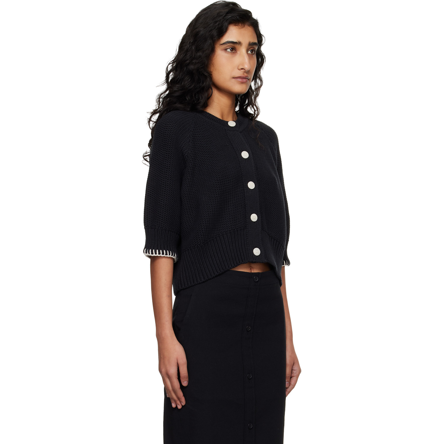  Ymc Black Kwai Cardigan 