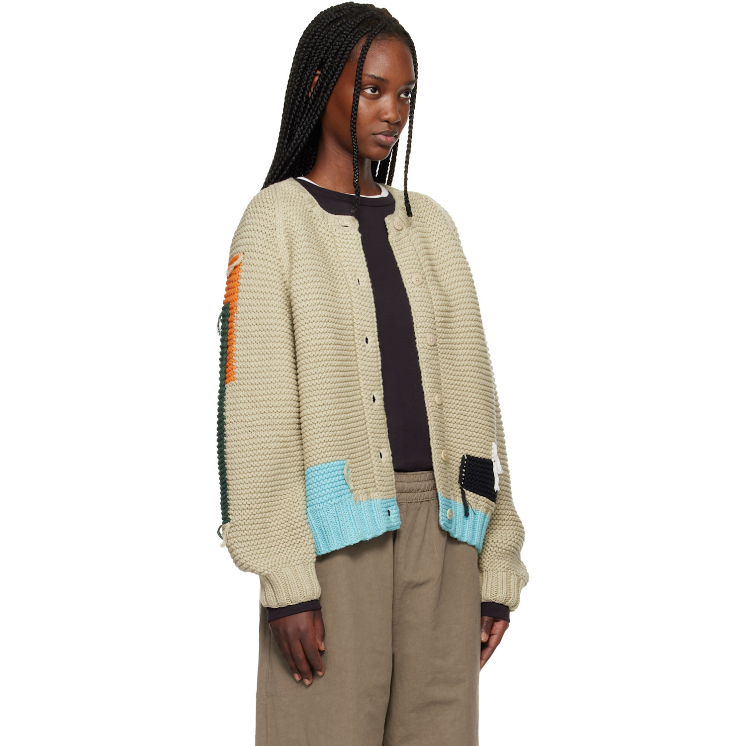  Ymc Beige Atomic Cardigan 