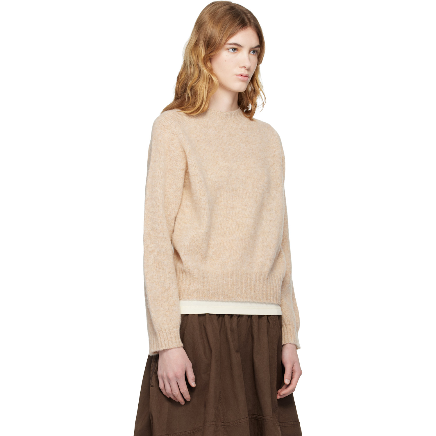  Ymc Beige Jets Sweater 