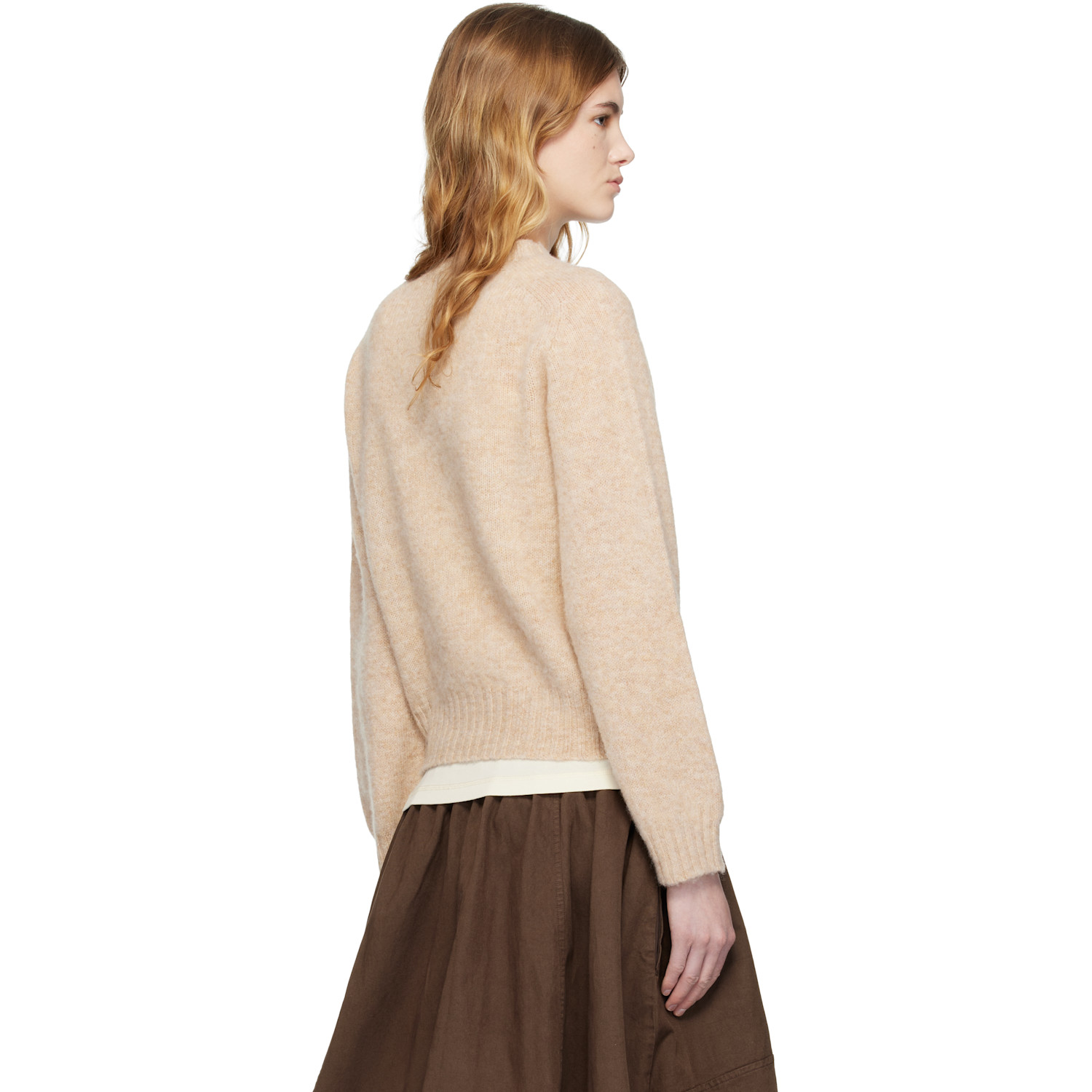  Ymc Beige Jets Sweater 