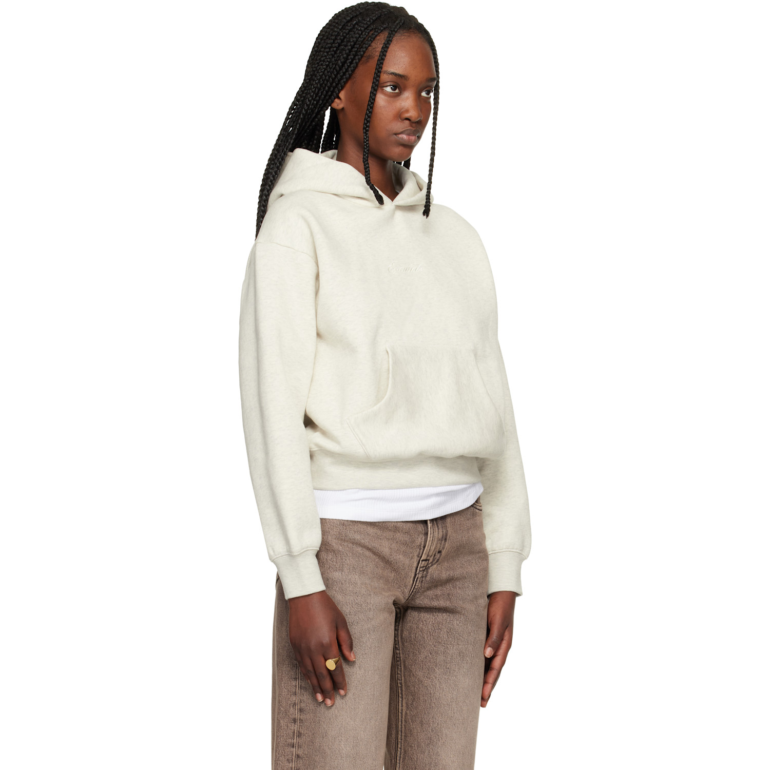  Fear Of God Essentials Gray Signature Classic Hoodie 