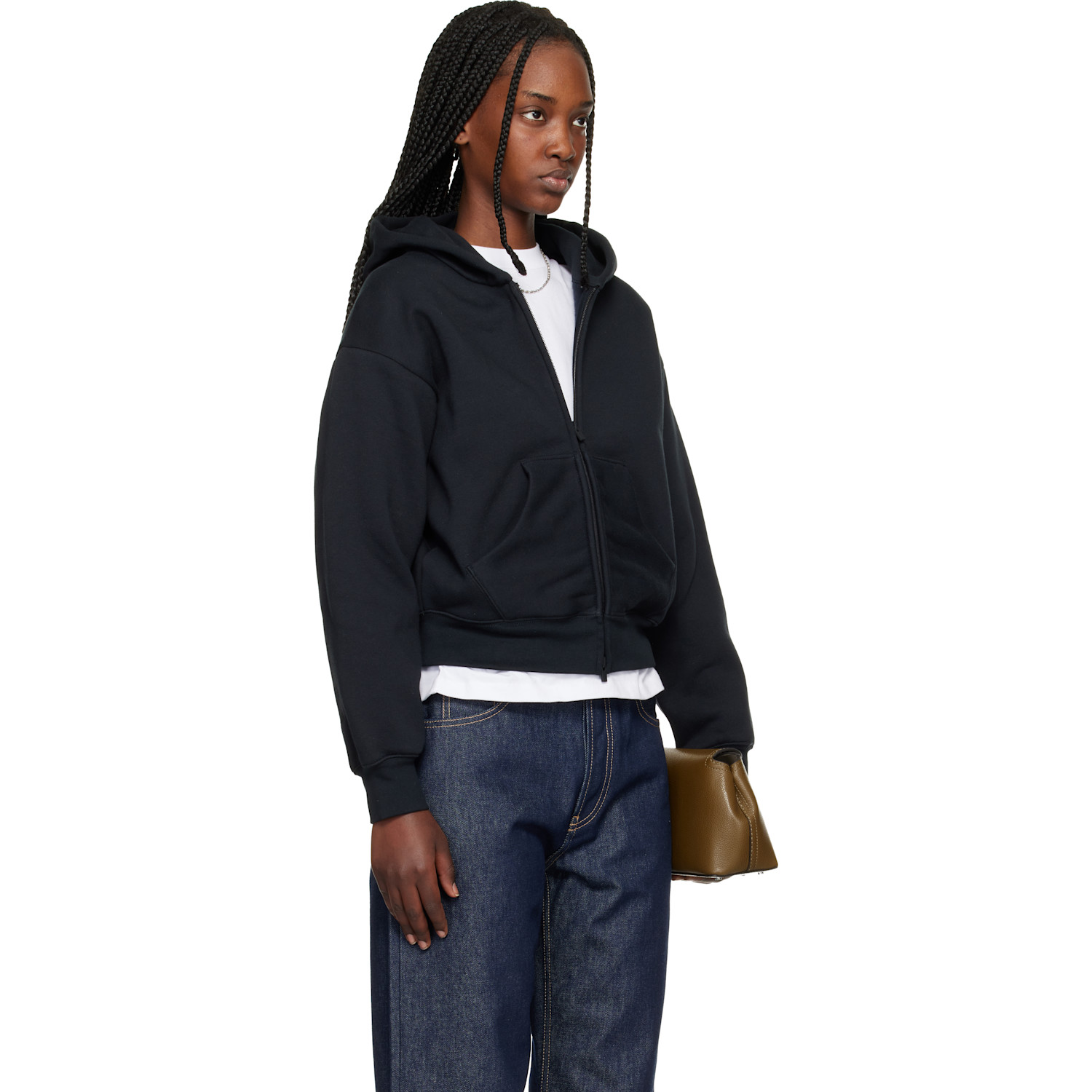  Fear Of God Essentials Black Classic Full Zip Hoodie 