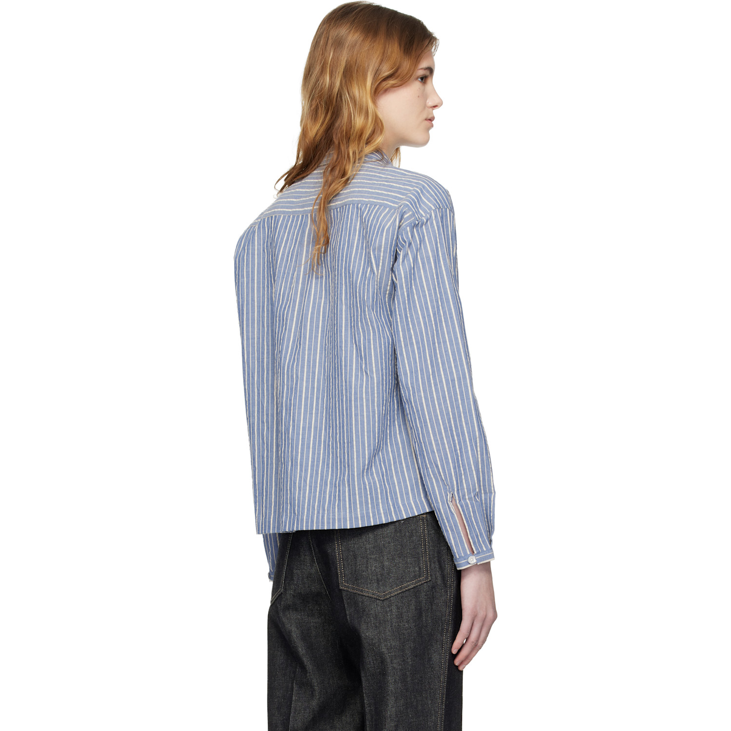  Ymc Blue Marianne Shirt 