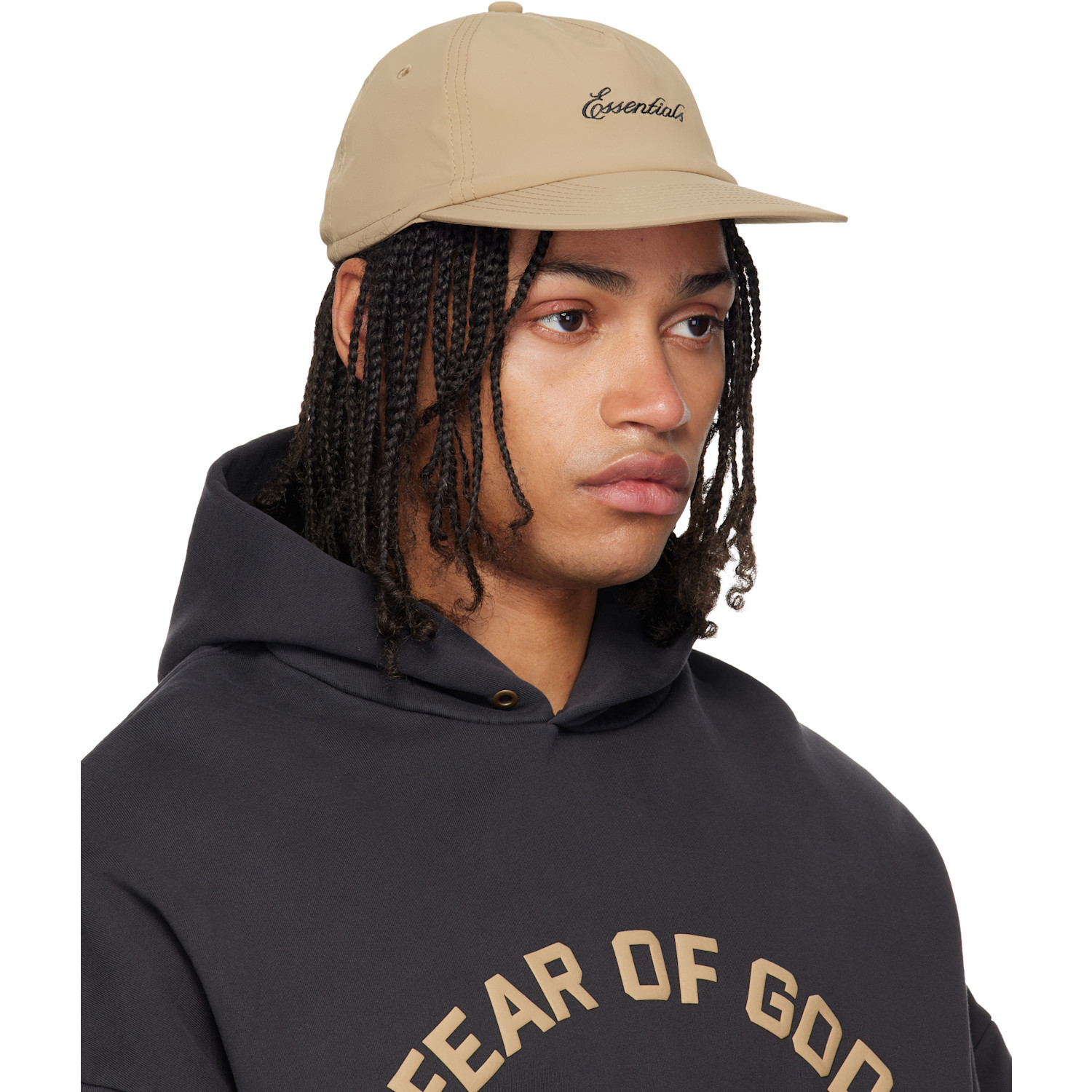  Fear Of God Essentials Beige Signature 5 Panel Cap 