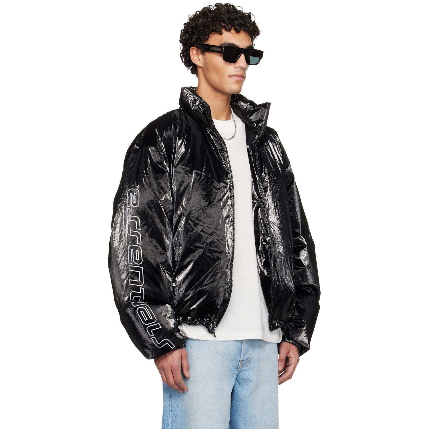  Fear Of God Essentials Black Holiday Puffer Down Jacket 