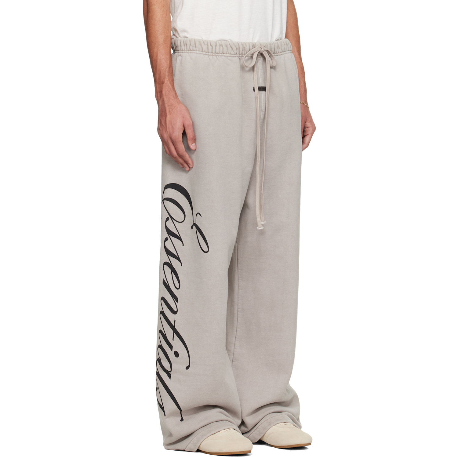  Fear Of God Essentials Gray Holiday Heavy Fleece Lounge Sweatpants 