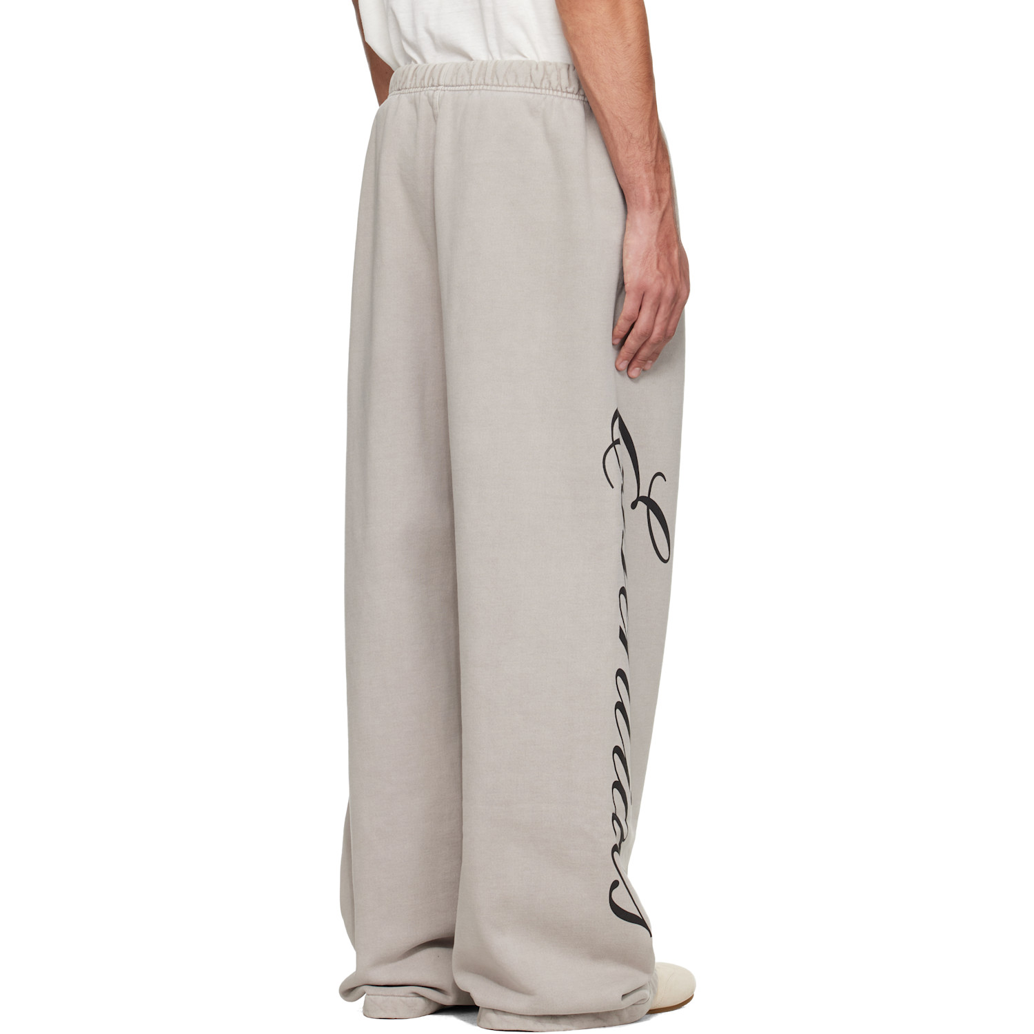  Fear Of God Essentials Gray Holiday Heavy Fleece Lounge Sweatpants 