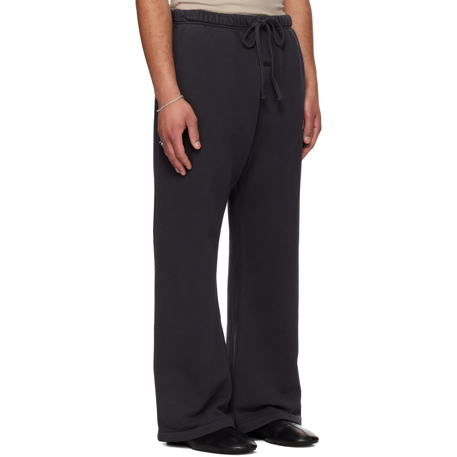 Fear Of God Essentials Black Training Classic Flare Sweatpants 