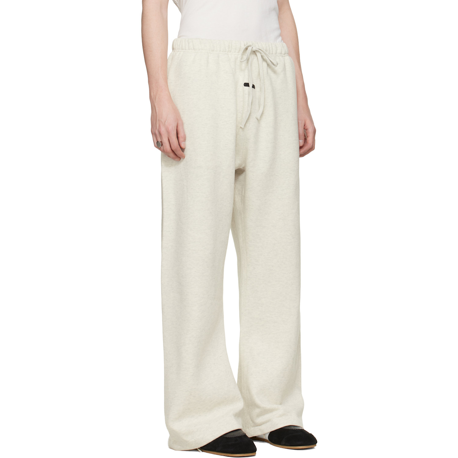  Fear Of God Essentials Gray Signature Flared Sweatpants 
