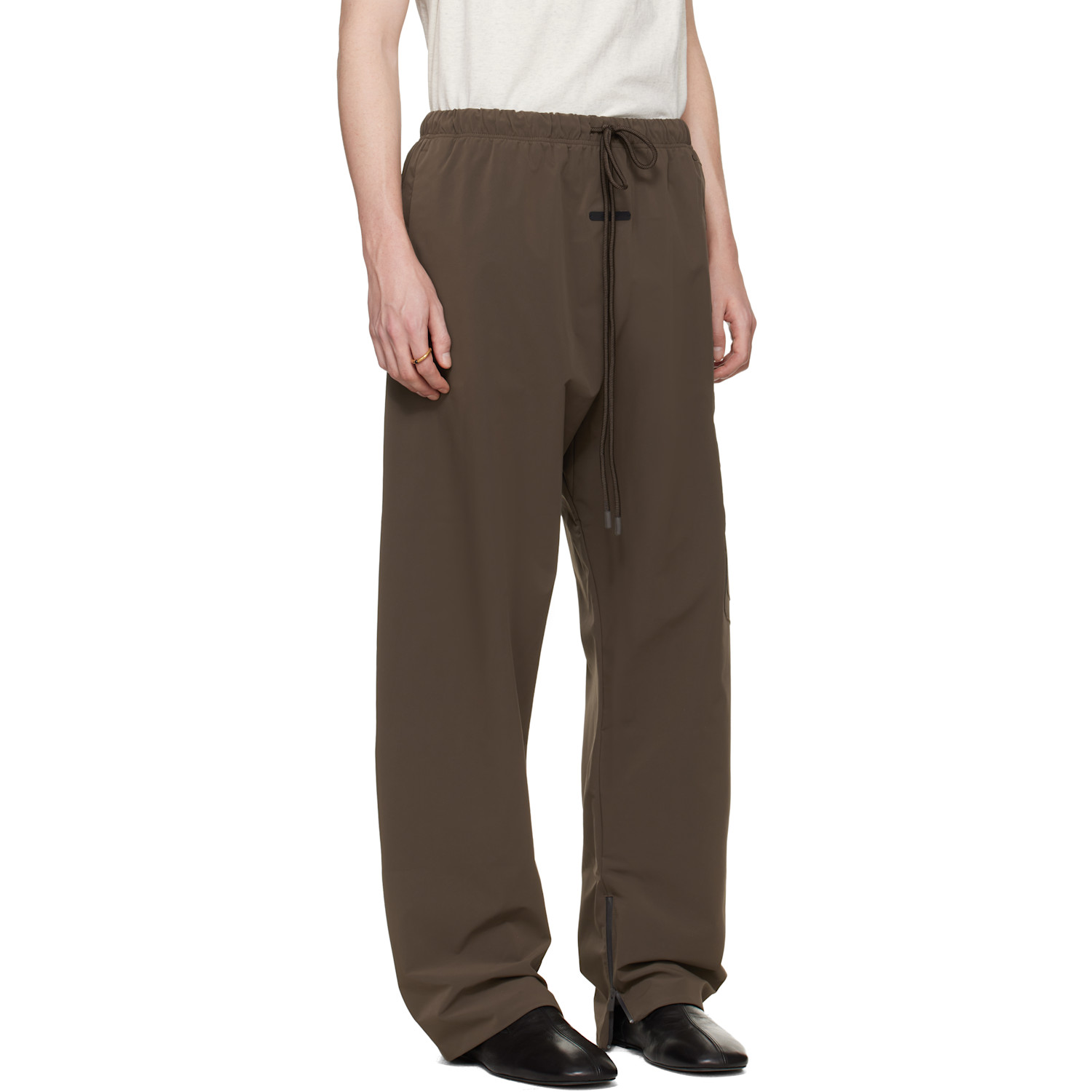  Fear Of God Essentials Brown Active Trace Track Pants 