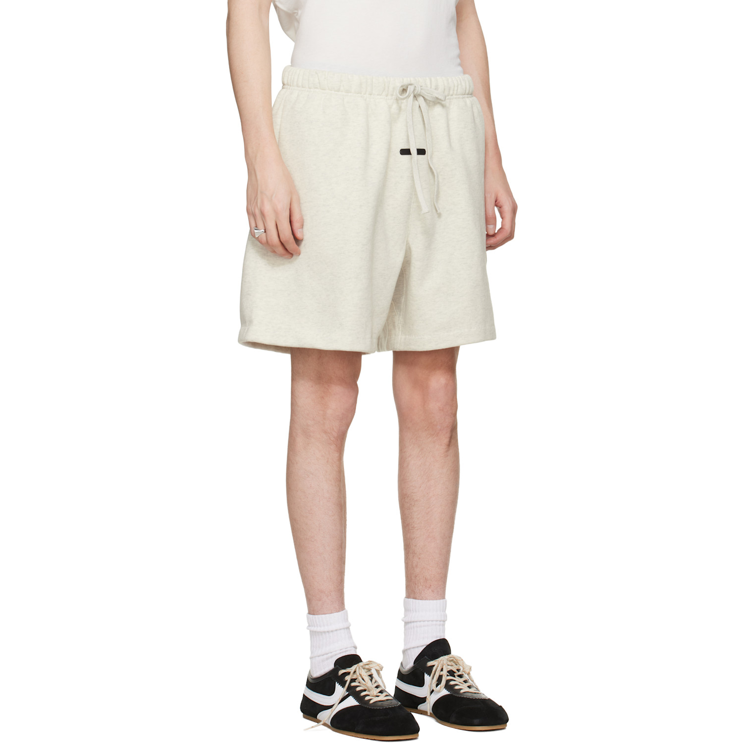  Fear Of God Essentials Gray Signature Classic Shorts 
