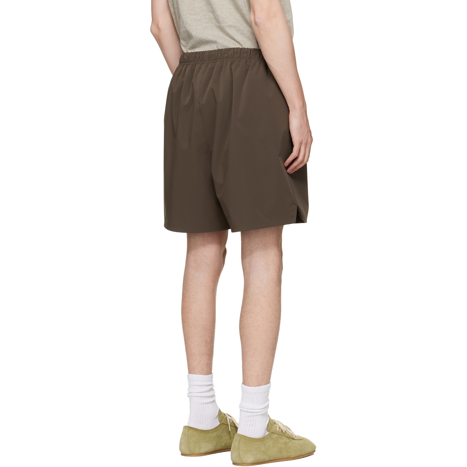  Fear Of God Essentials Brown Active Trace Classic Split Shorts 