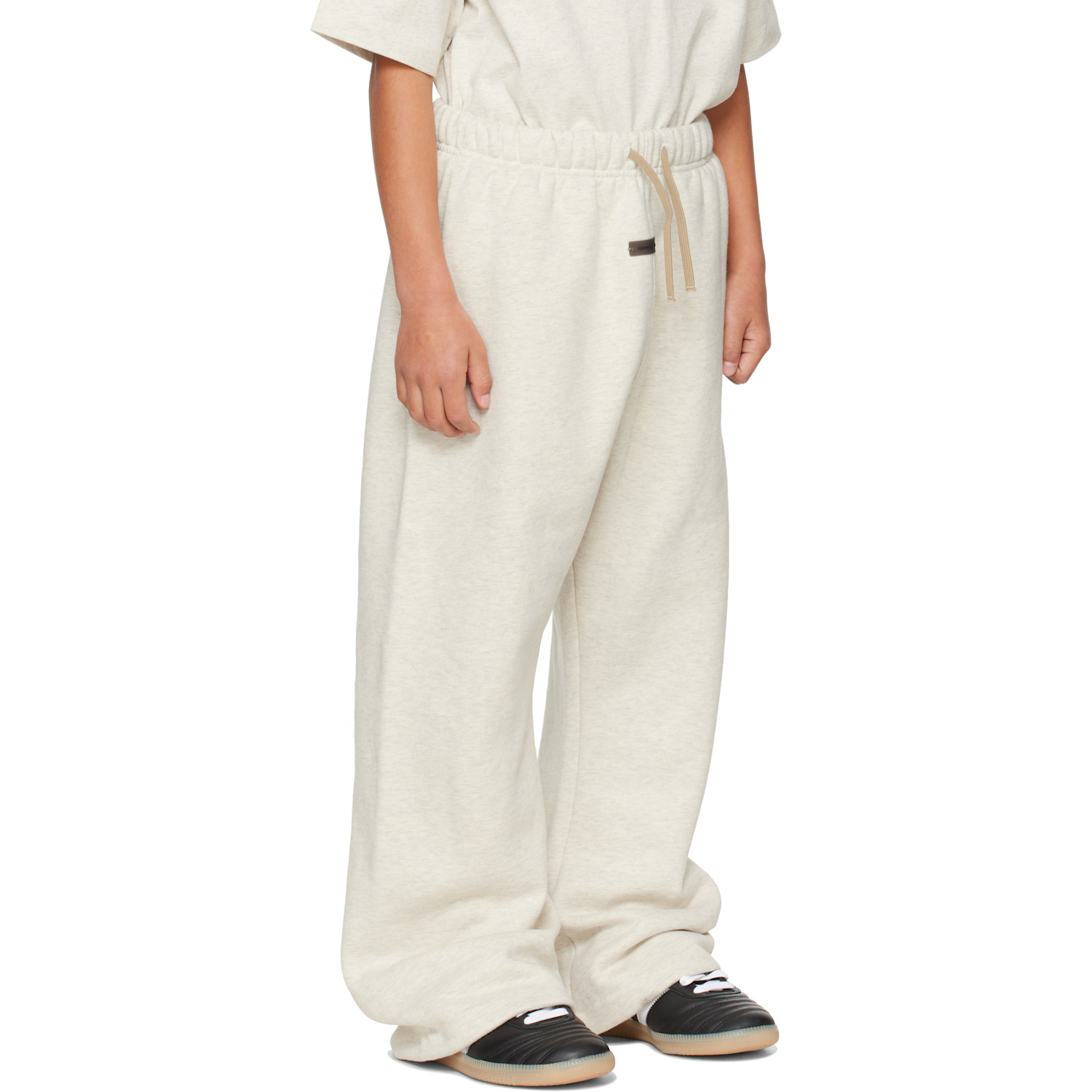 Fear Of God Essentials Kids Gray Holiday Flare Sweatpants 