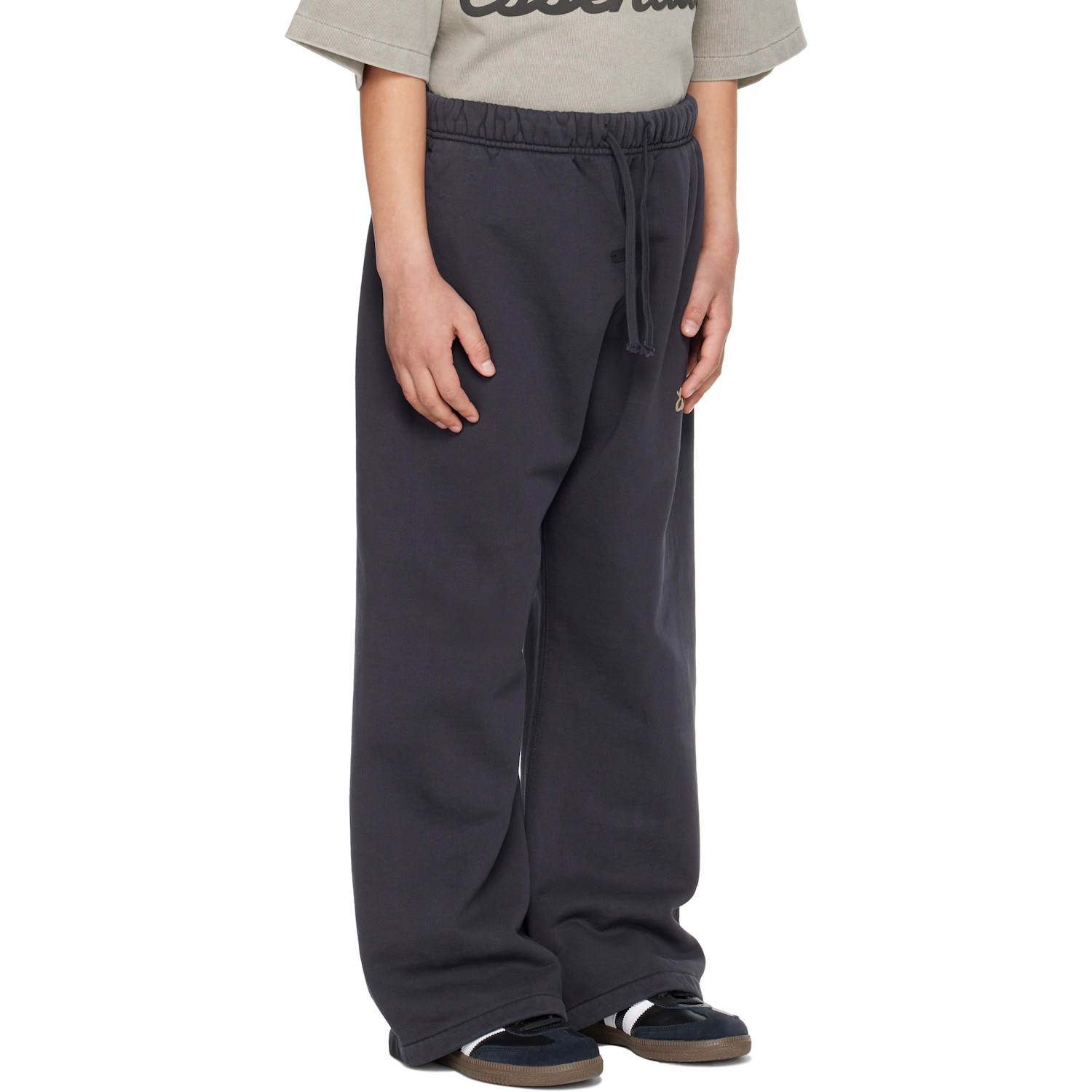  Fear Of God Essentials Kids Black Training Classic Fit Sweatpants 