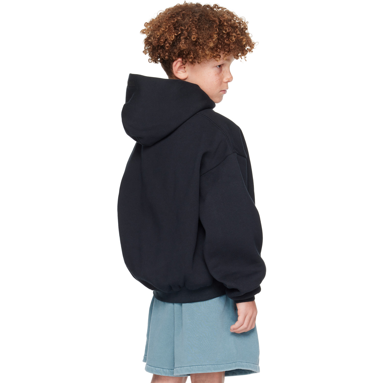  Fear Of God Essentials Kids Black Classic Hoodie 