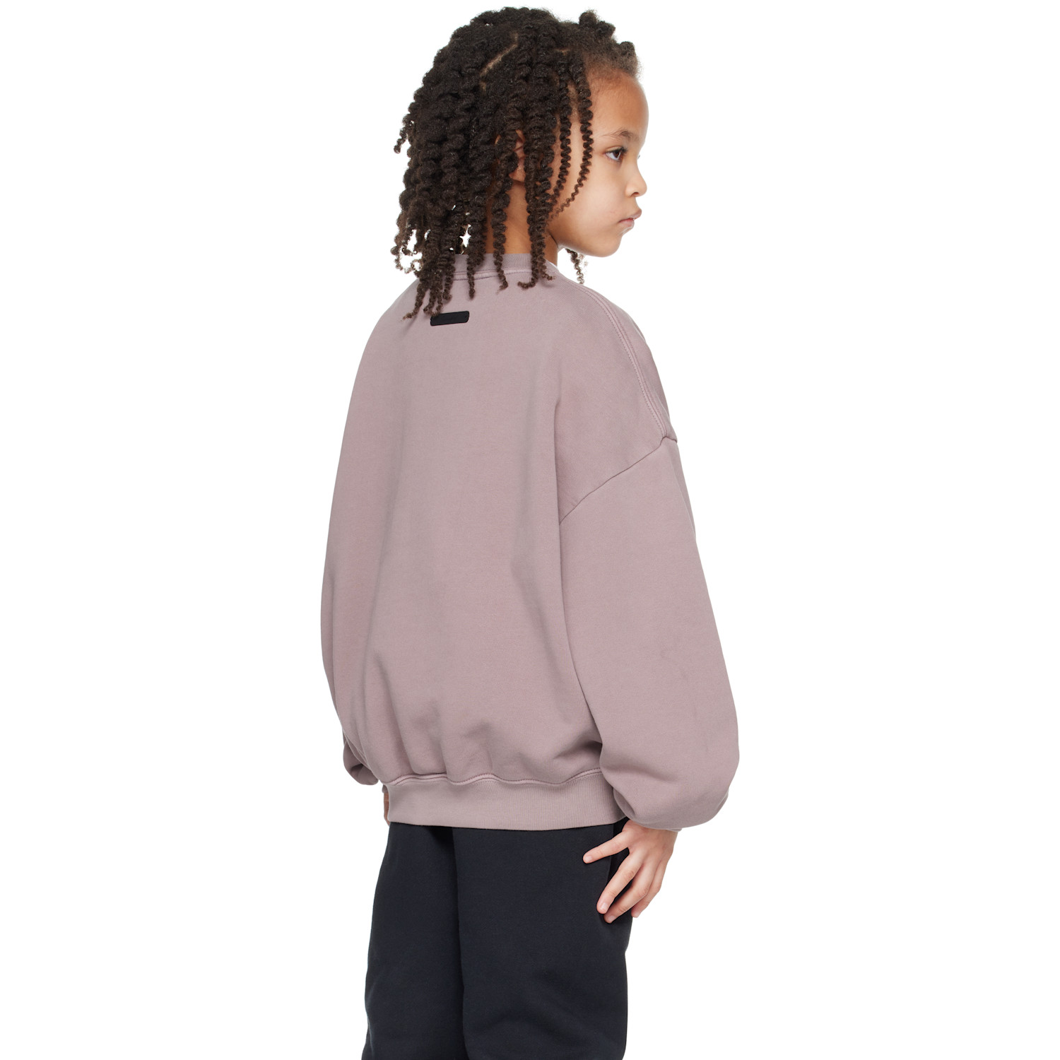  Fear Of God Essentials Kids Purple Campus 90's Crewneck Sweatshirt 