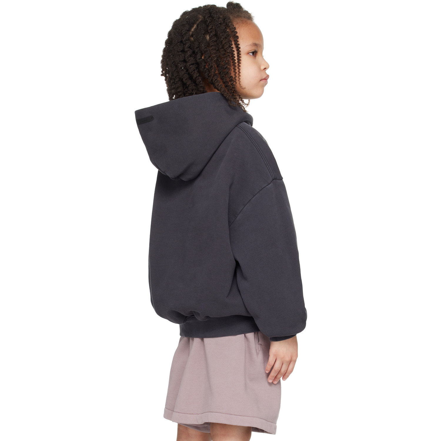  Fear Of God Essentials Kids Black Training 90's Hoodie 