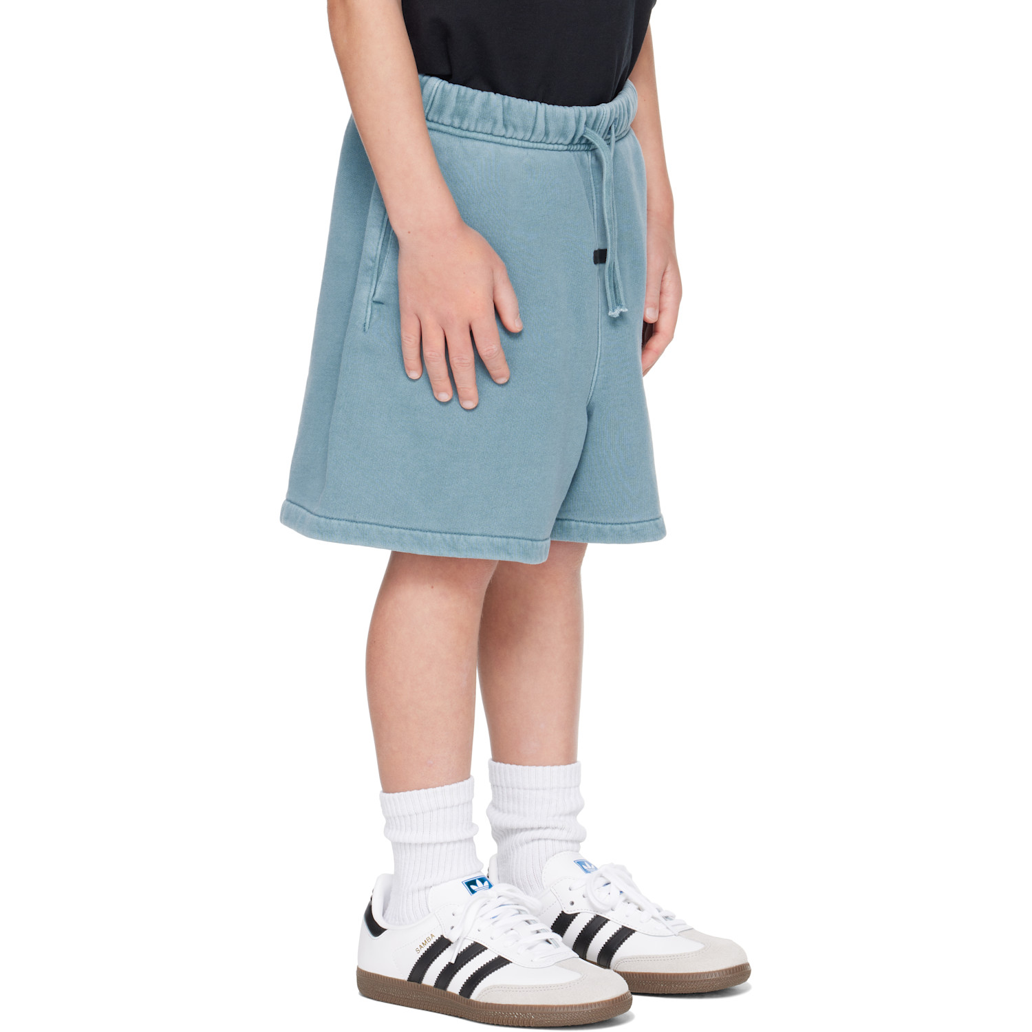 Fear Of God Essentials Kids Blue Signature Classic Shorts 