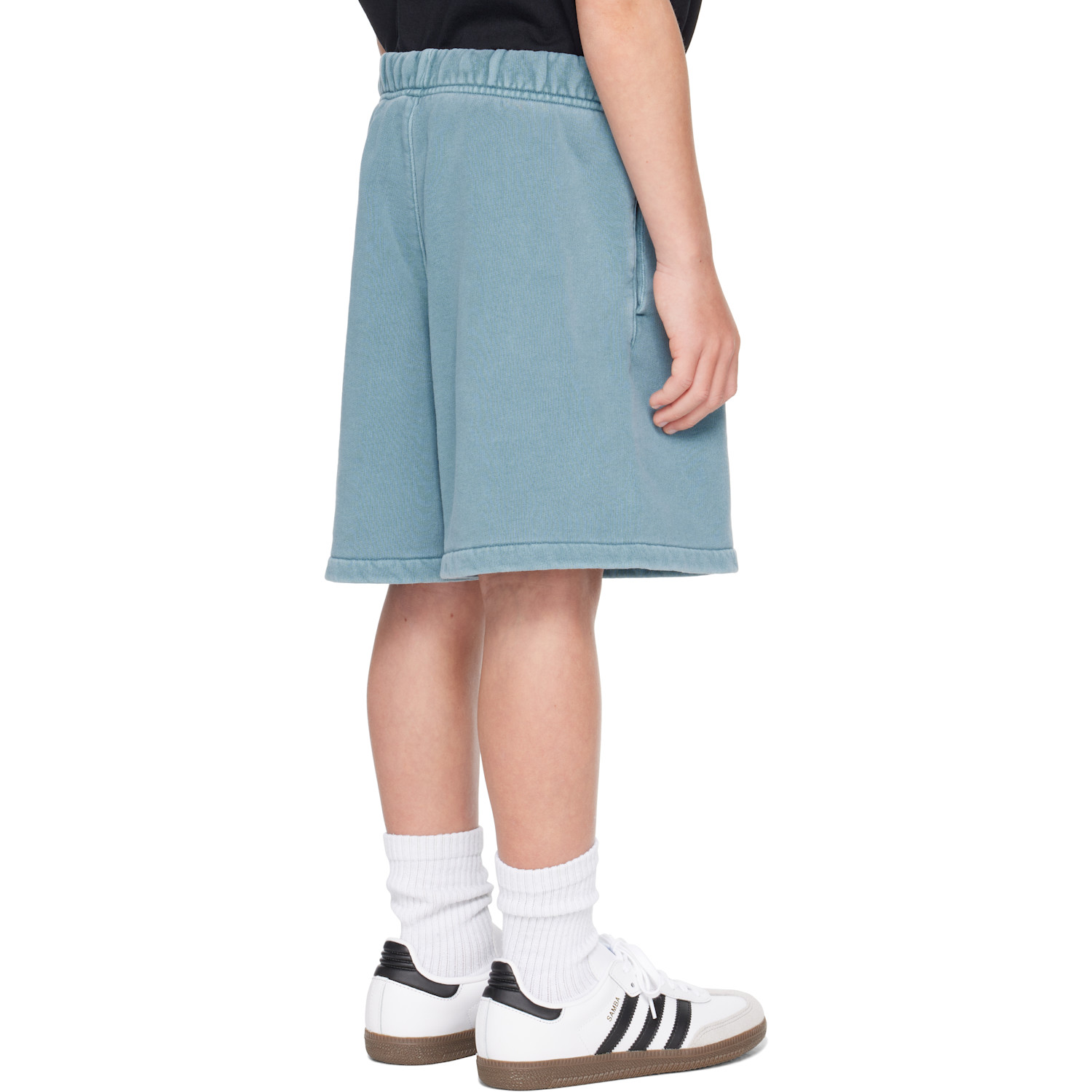  Fear Of God Essentials Kids Blue Signature Classic Shorts 