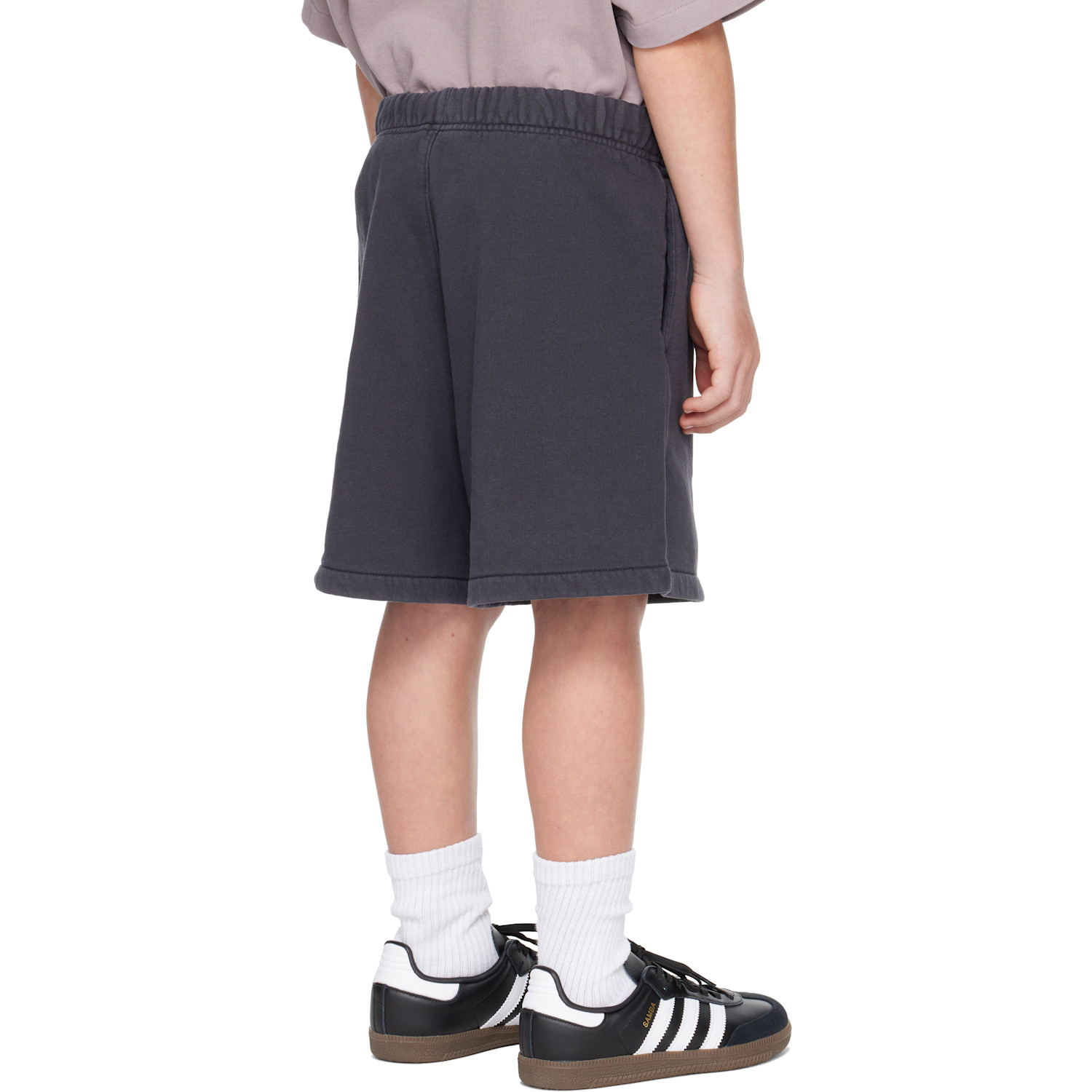  Fear Of God Essentials Kids Black Signature Classic Shorts 
