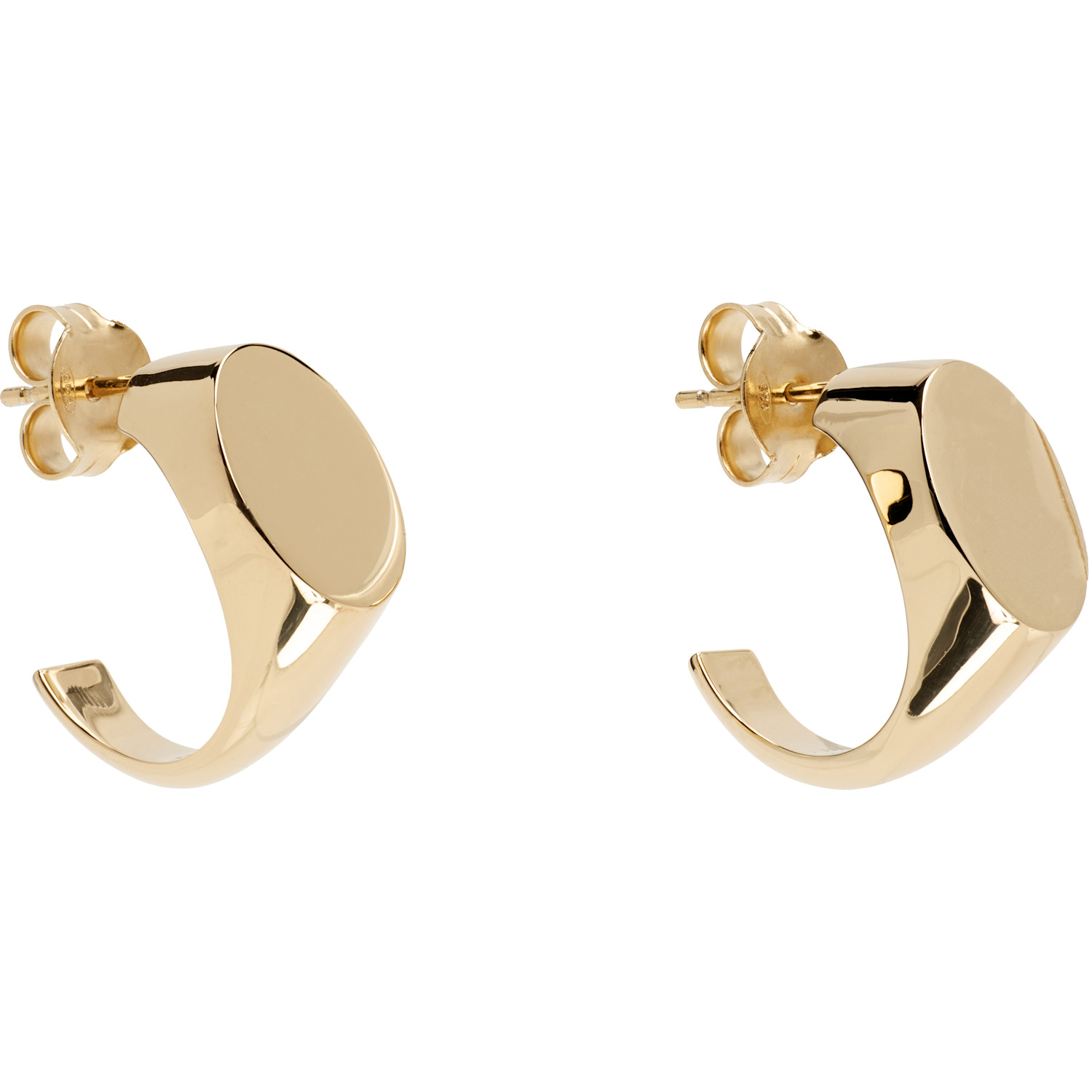  Maison Margiela Logo Reference Signet Earrings 