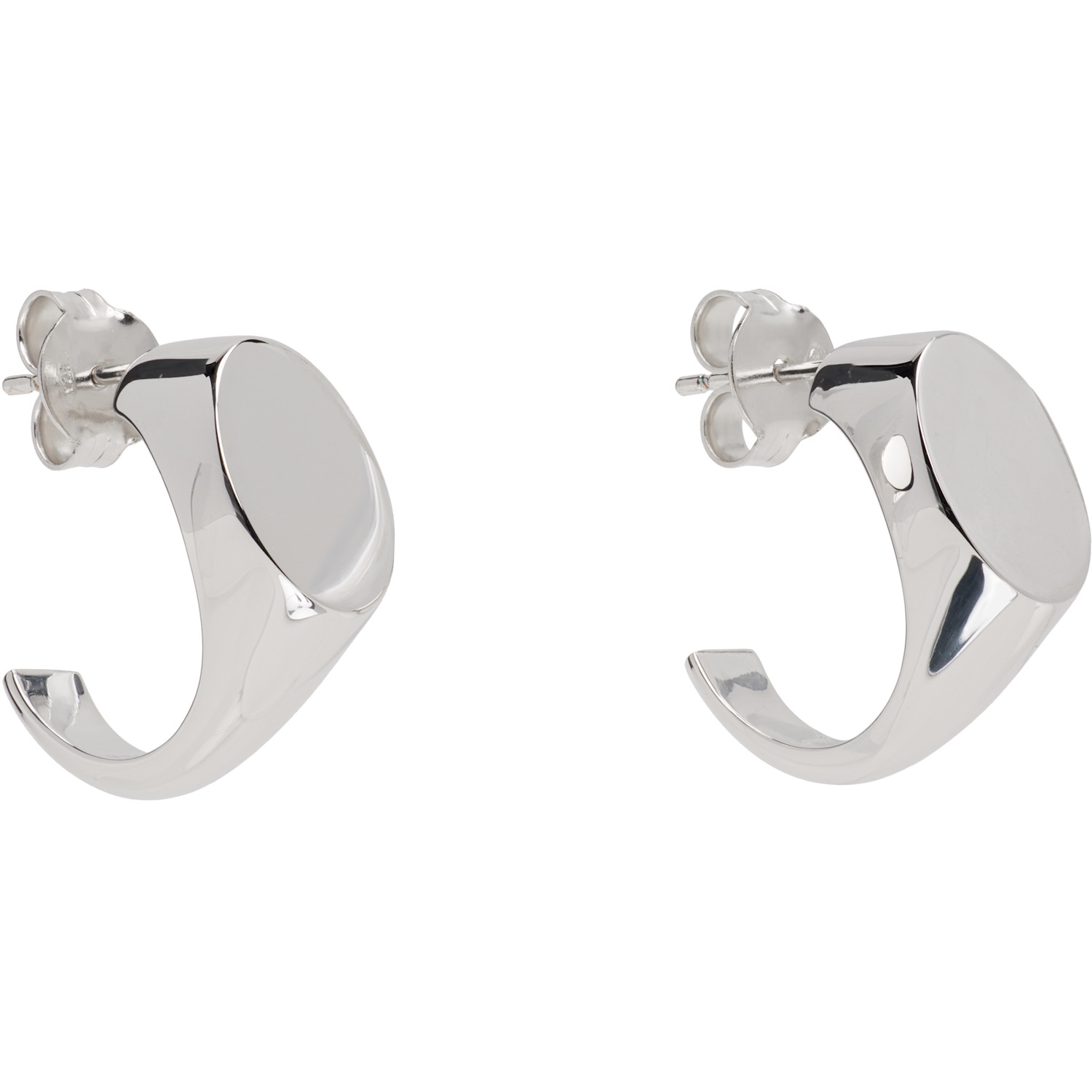  Maison Margiela Logo Reference Signet Earrings 