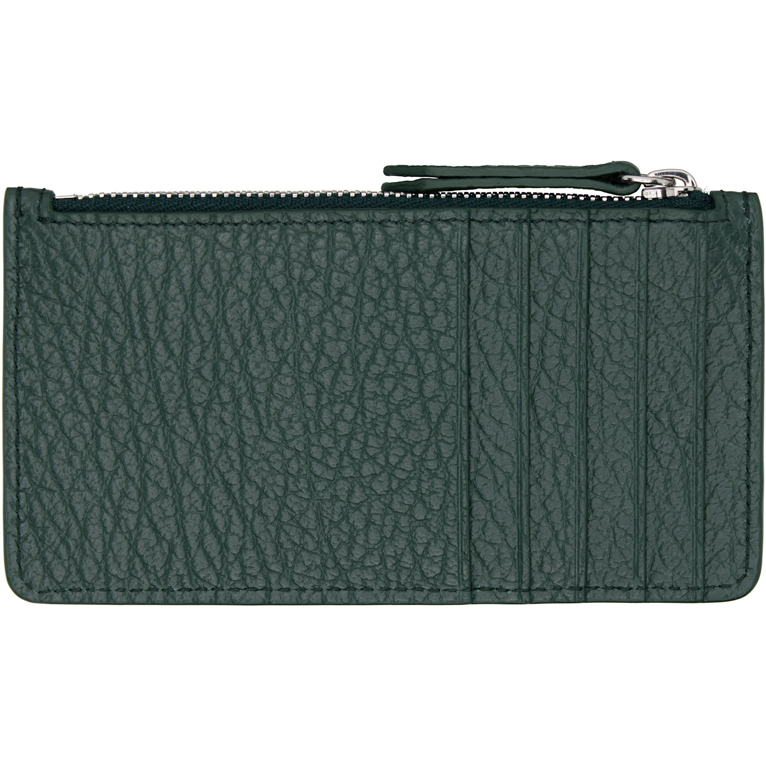  Maison Margiela Green Four Stitches Card Holder 