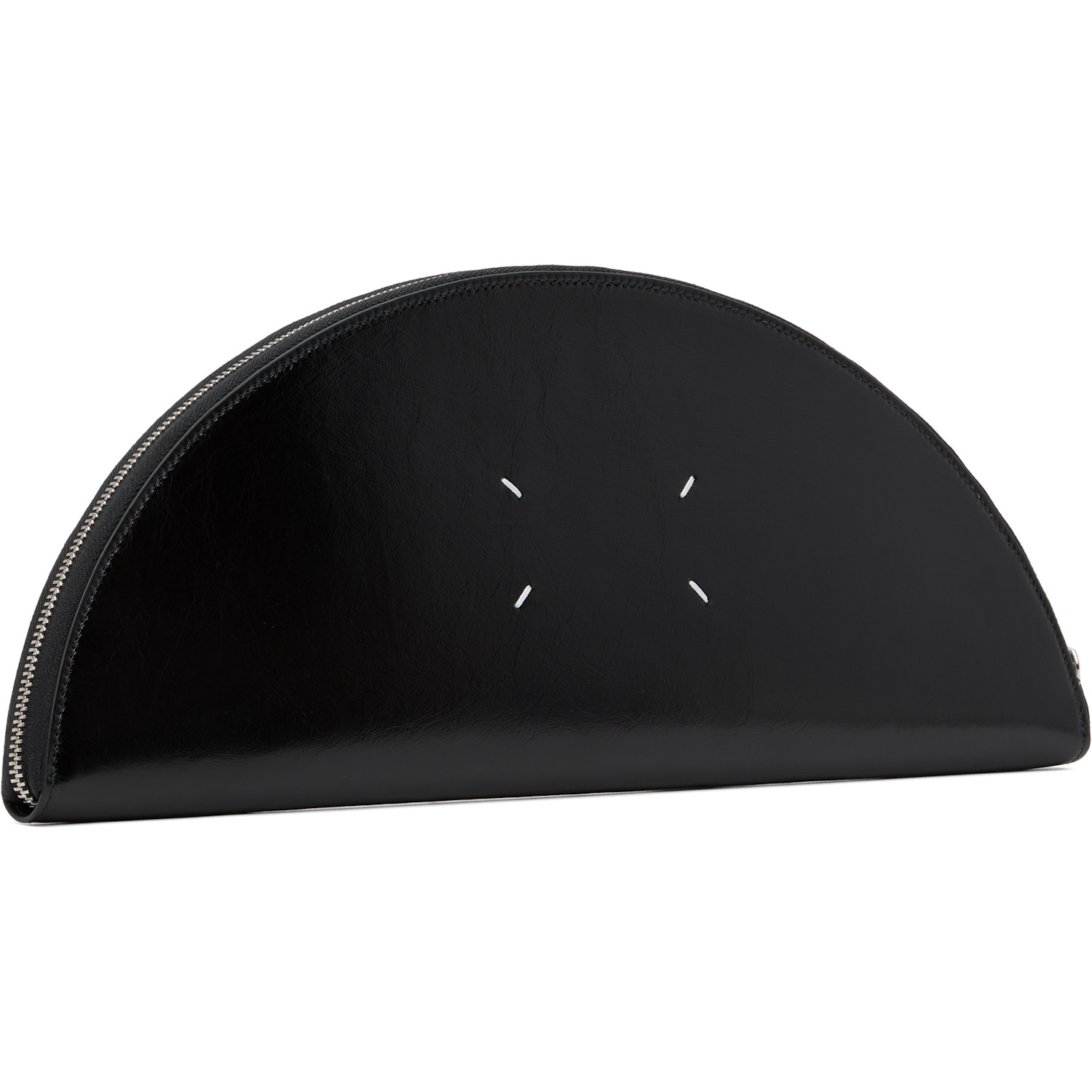  Maison Margiela Black Big Halfmoon Clutch 