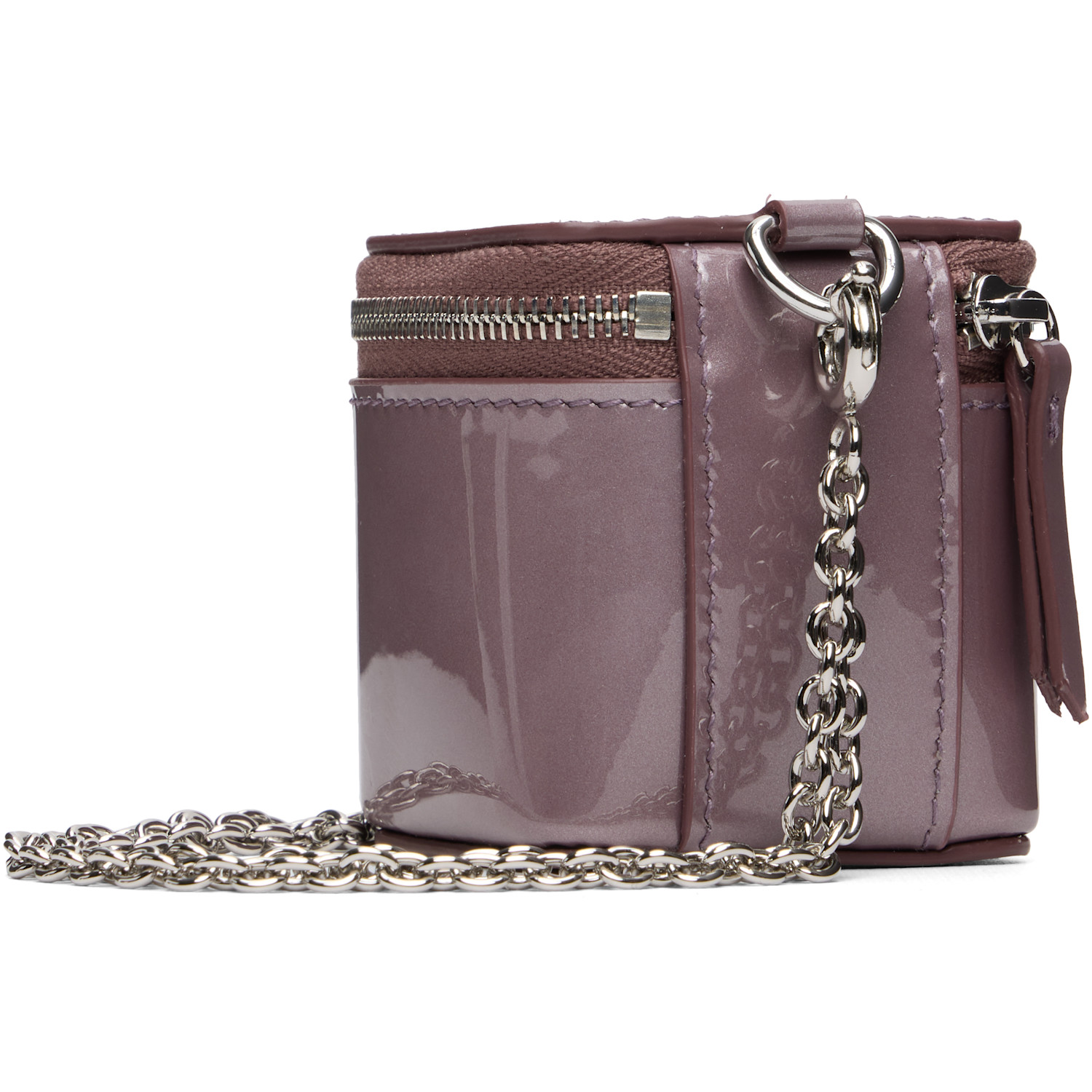  Maison Margiela Purple Mini Cube Chain Bag 
