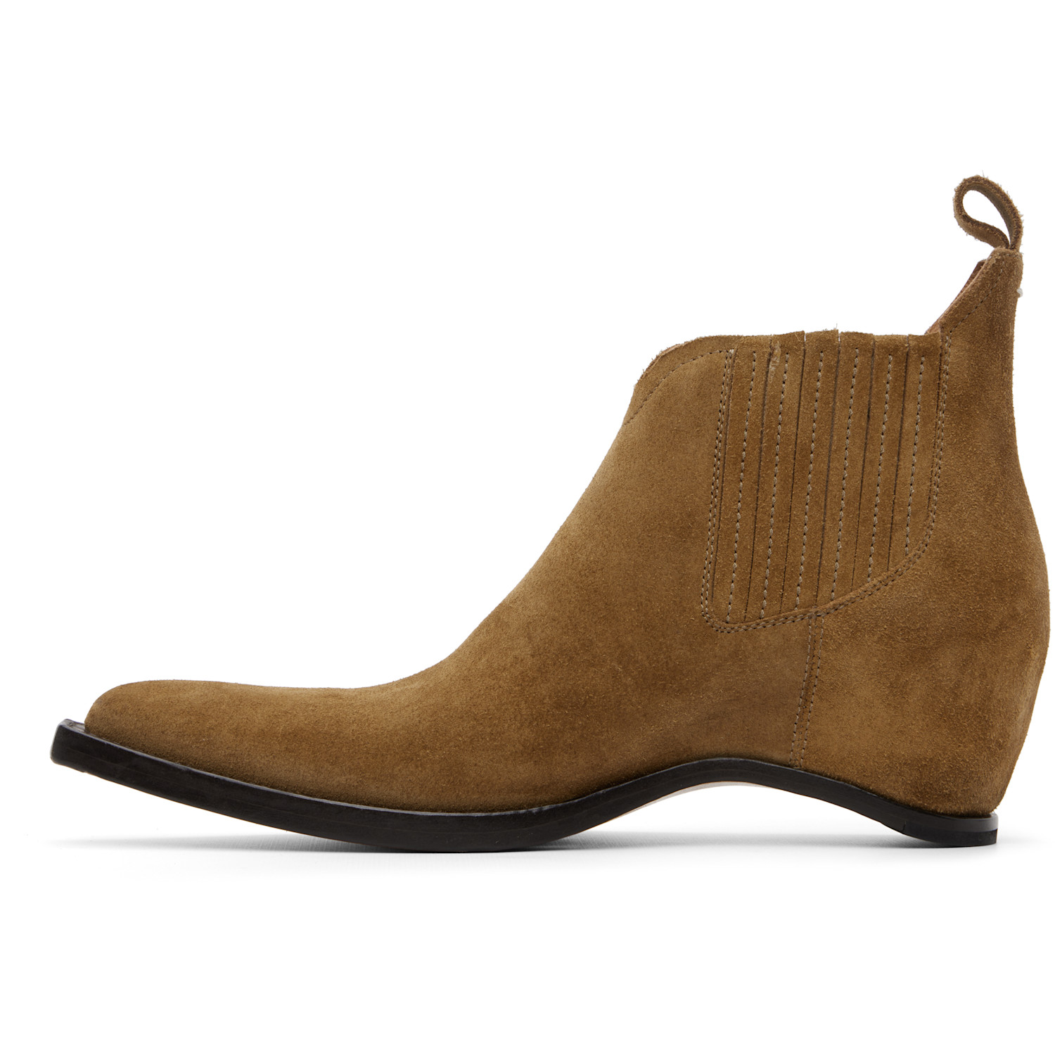  Maison Margiela Tan Heel-less Western Chelsea Boots 