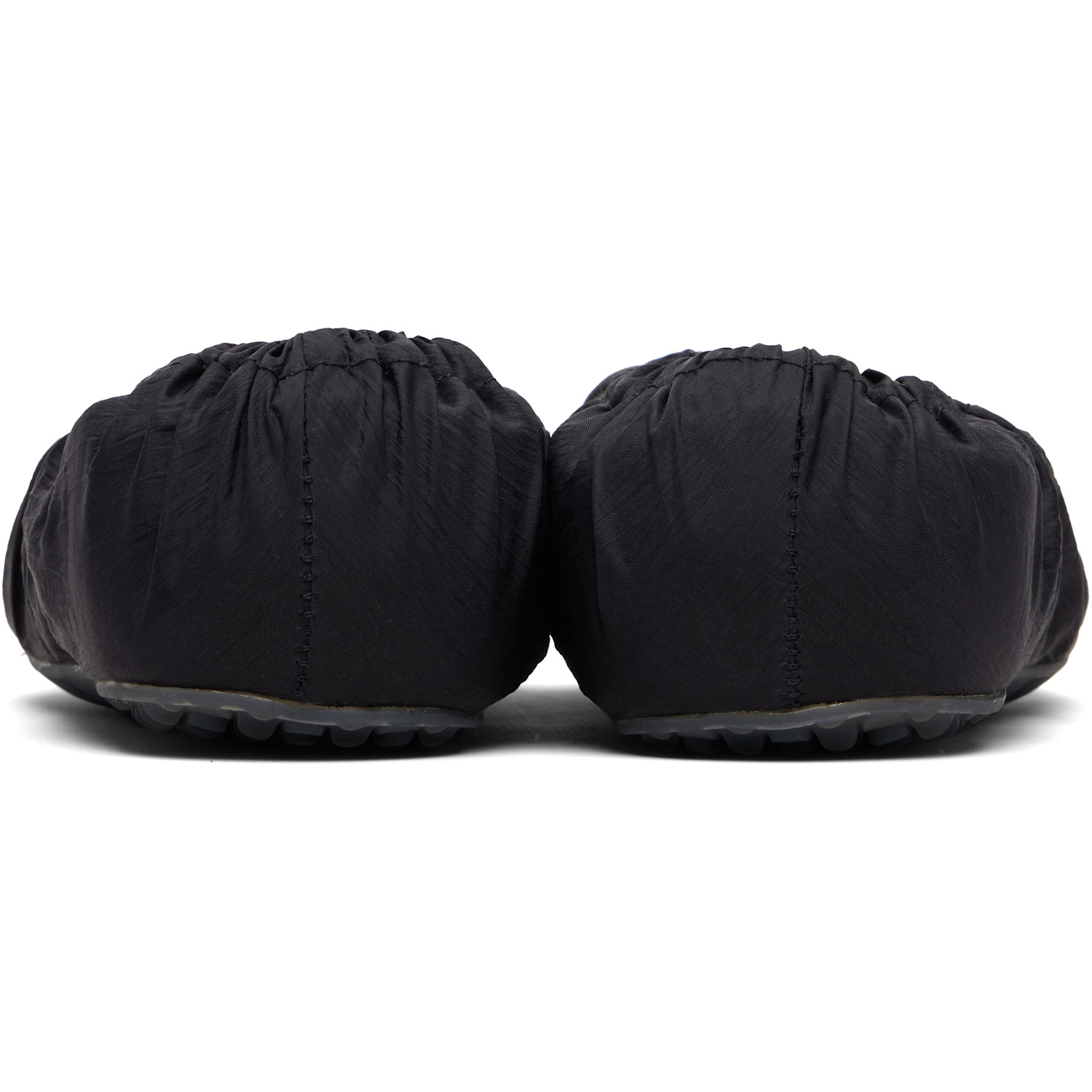  Maison Margiela Black Layered Ballerina Flats 