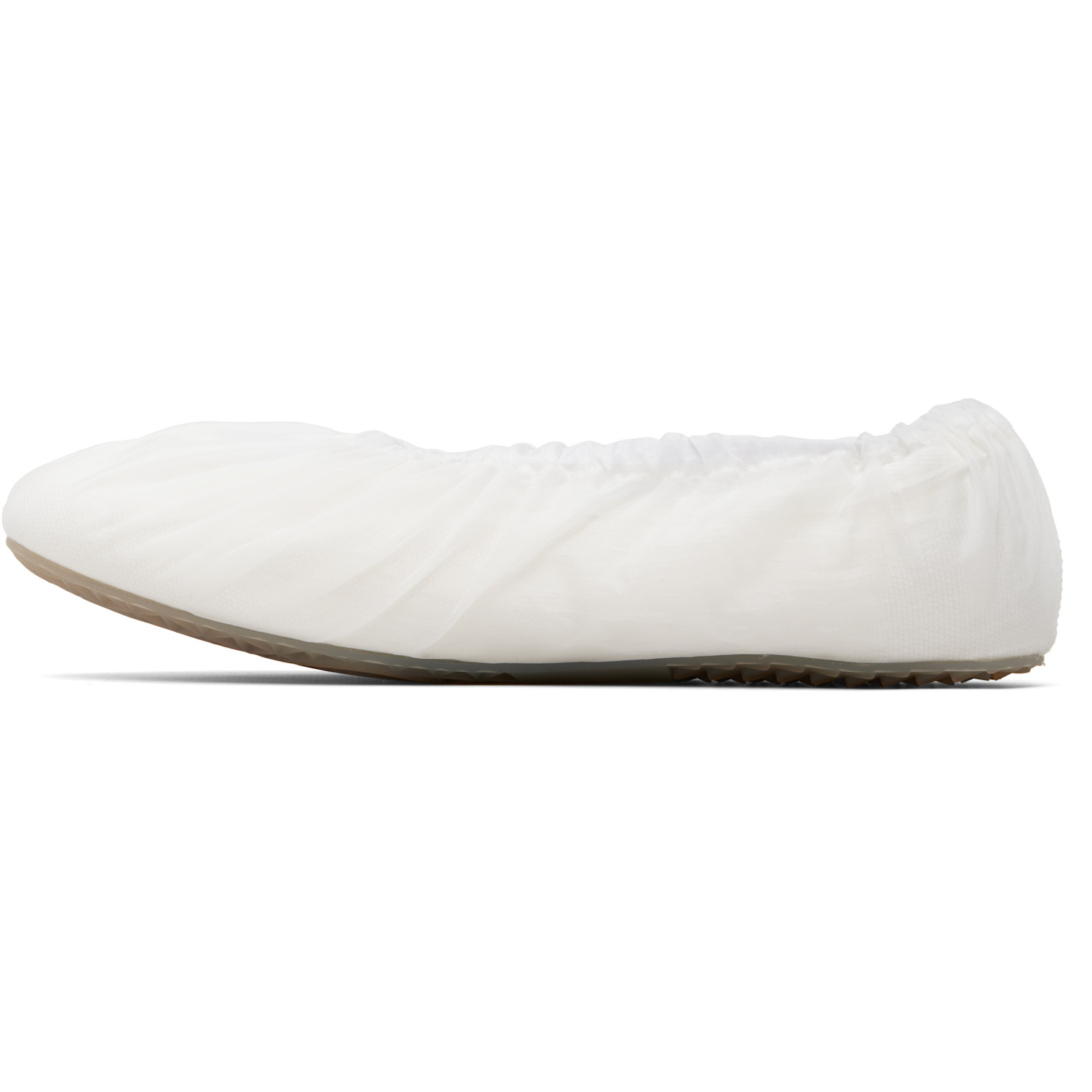  Maison Margiela White Layered Ballerina Flats 