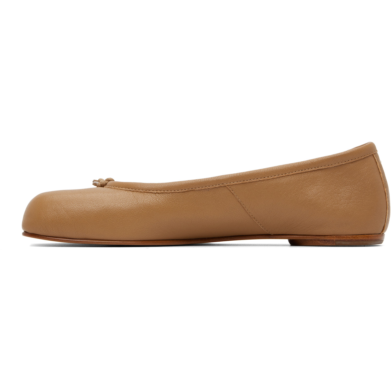  Maison Margiela Tan Tabi Ballerina Flats 