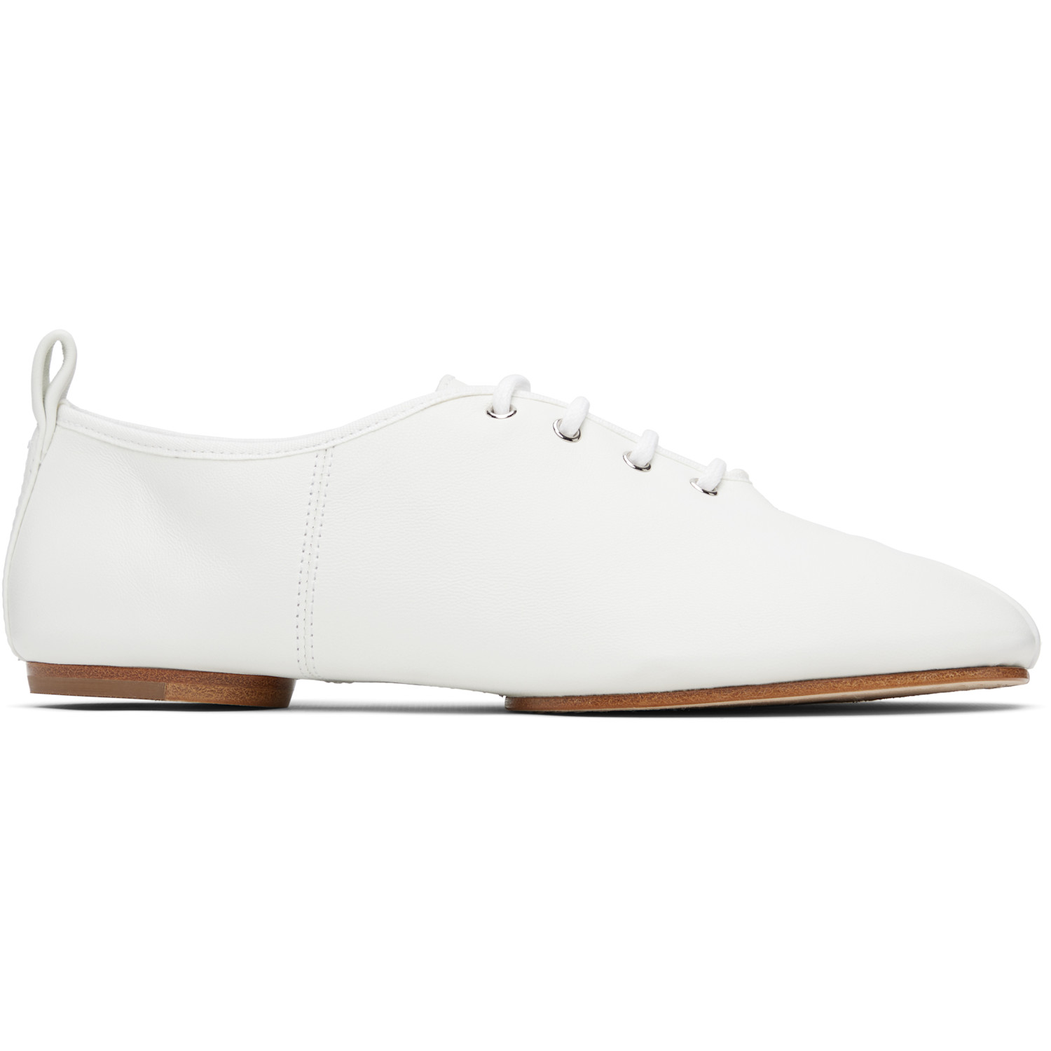 Maison Margiela White Tabi Jazz Lace-Up Derbys