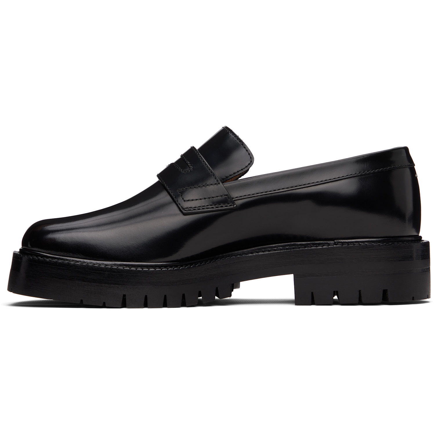  Maison Margiela Black Tabi Loafers 