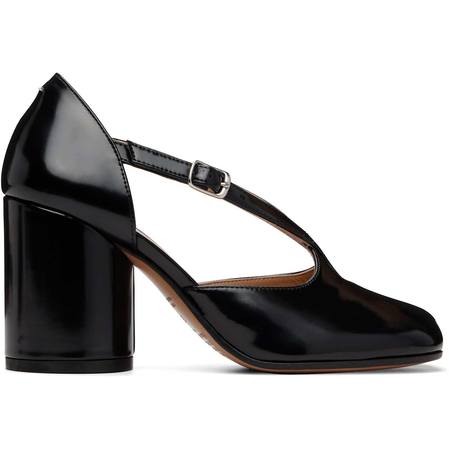 Maison Margiela Black Tabi Décolleté Heels