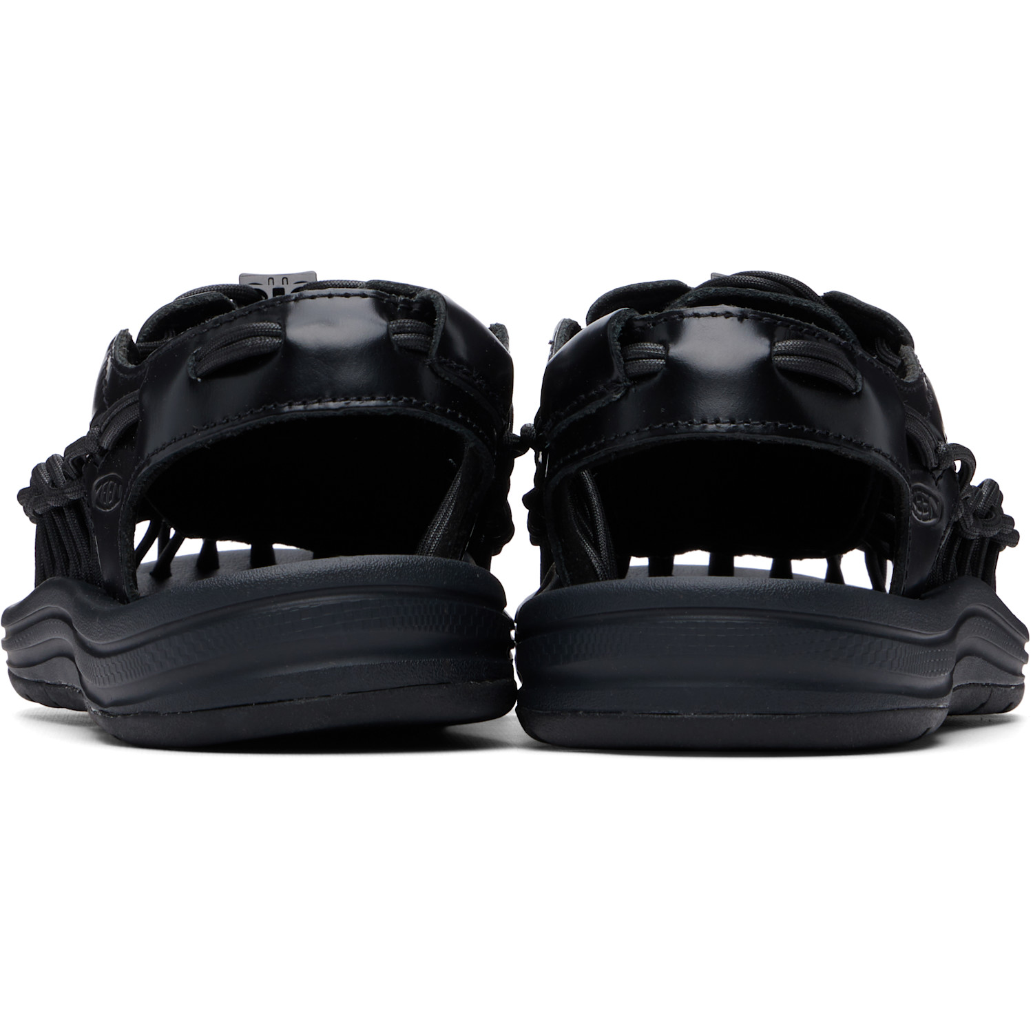  Keen Black Uneek Leather Sandals 