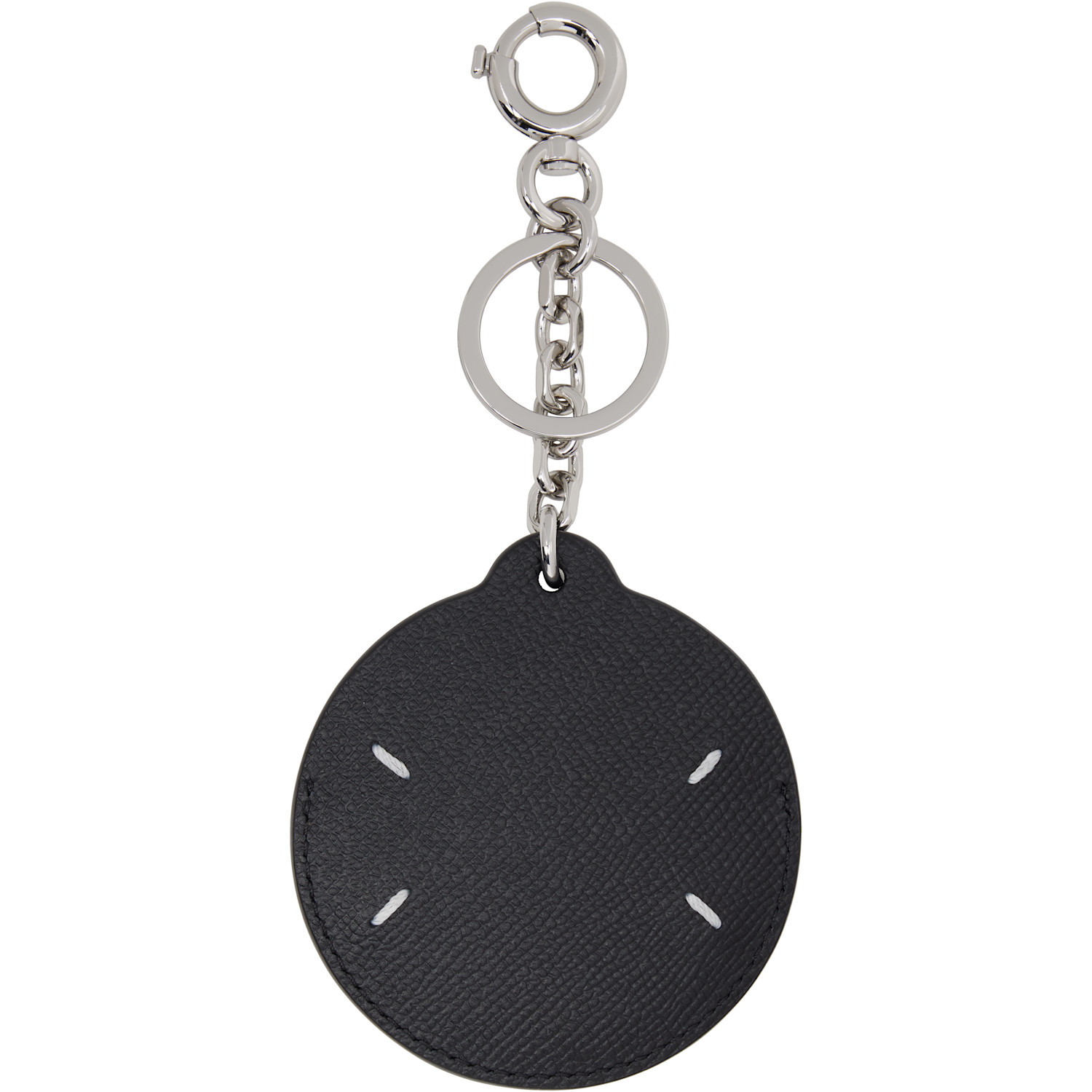  Maison Margiela Black Circular Keychain 
