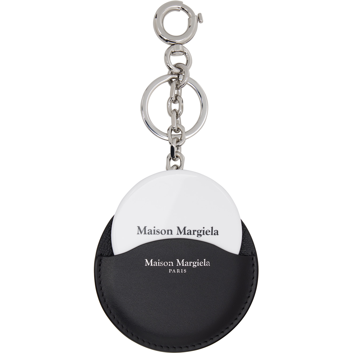  Maison Margiela Black Circular Keychain 