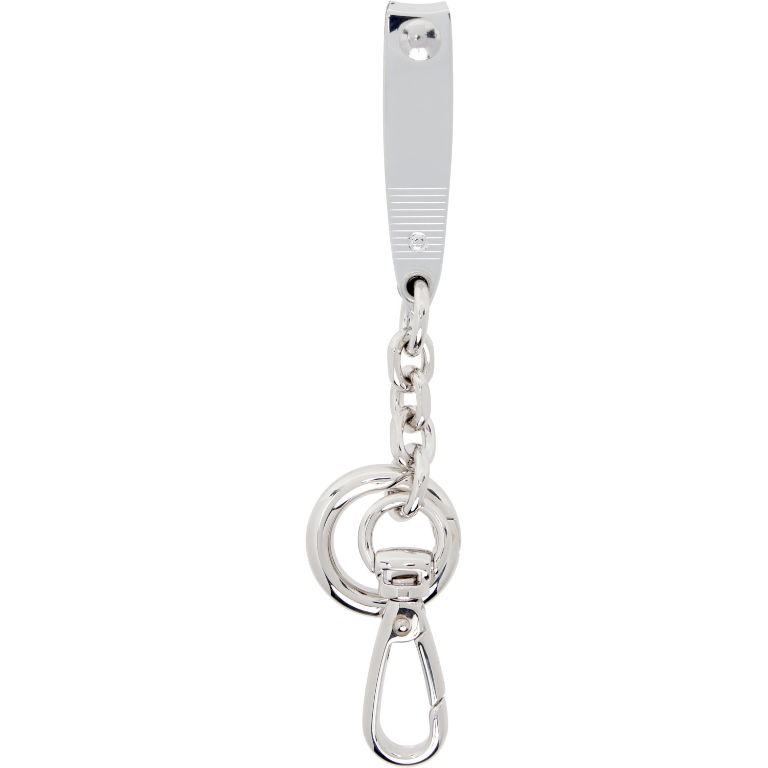 Maison Margiela Silver Metal Nail Cutter Charm 