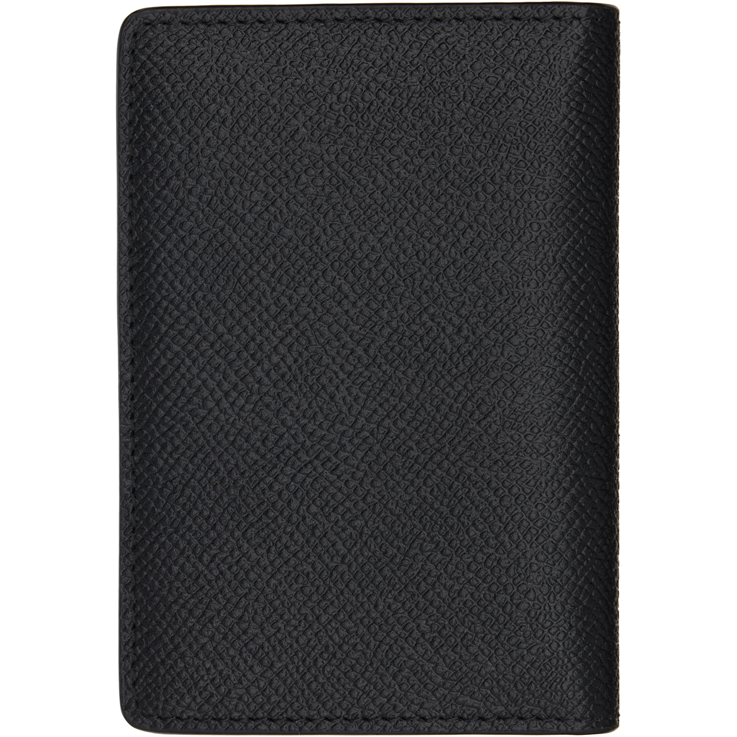  Maison Margiela Black Four Stitches Card Holder 