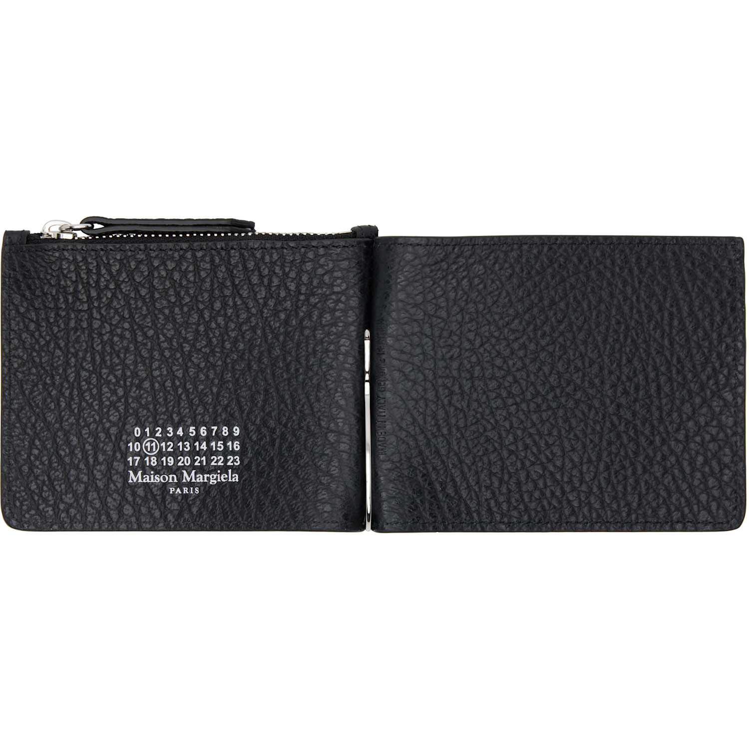  Maison Margiela Black Money Clip Wallet 