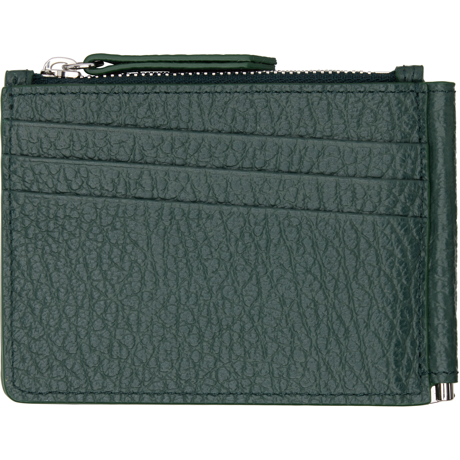  Maison Margiela Green Money Clip Wallet 