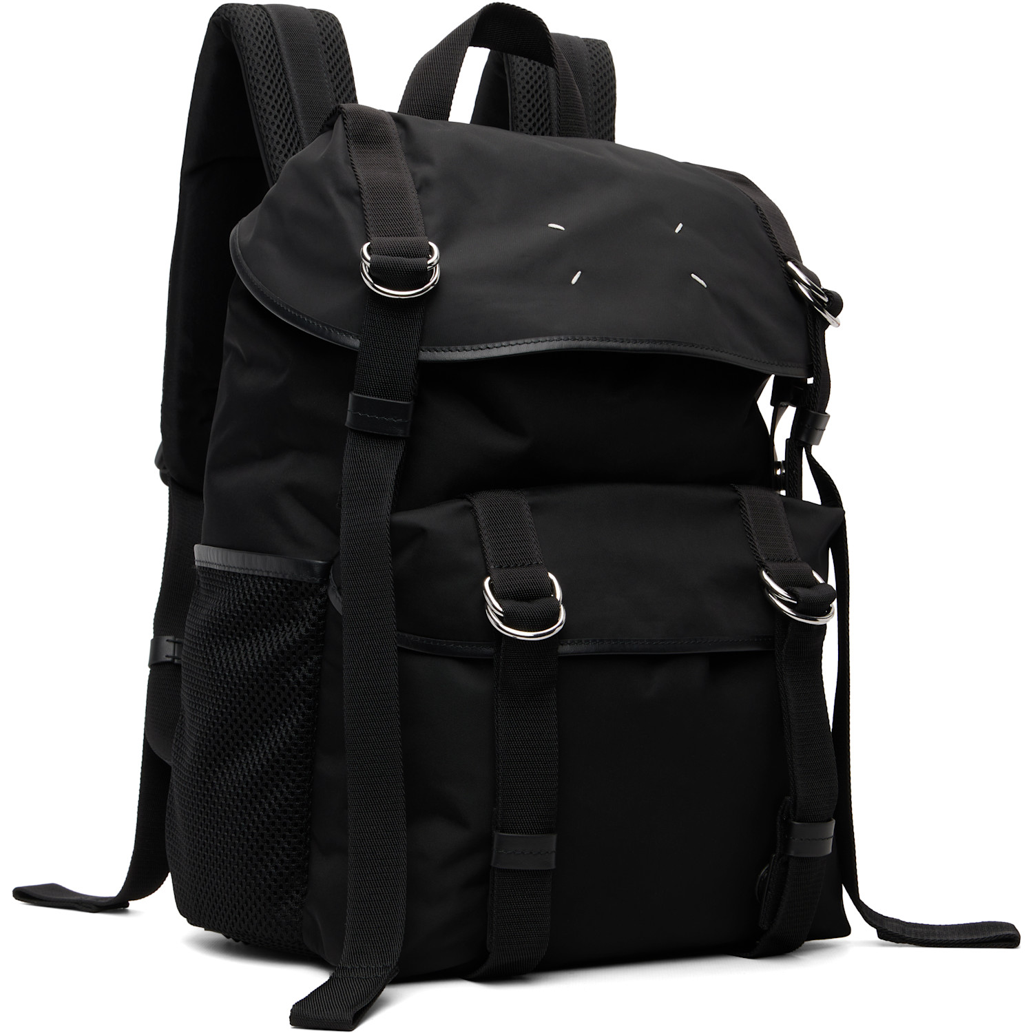  Maison Margiela Black High Tech Medium Backpack 