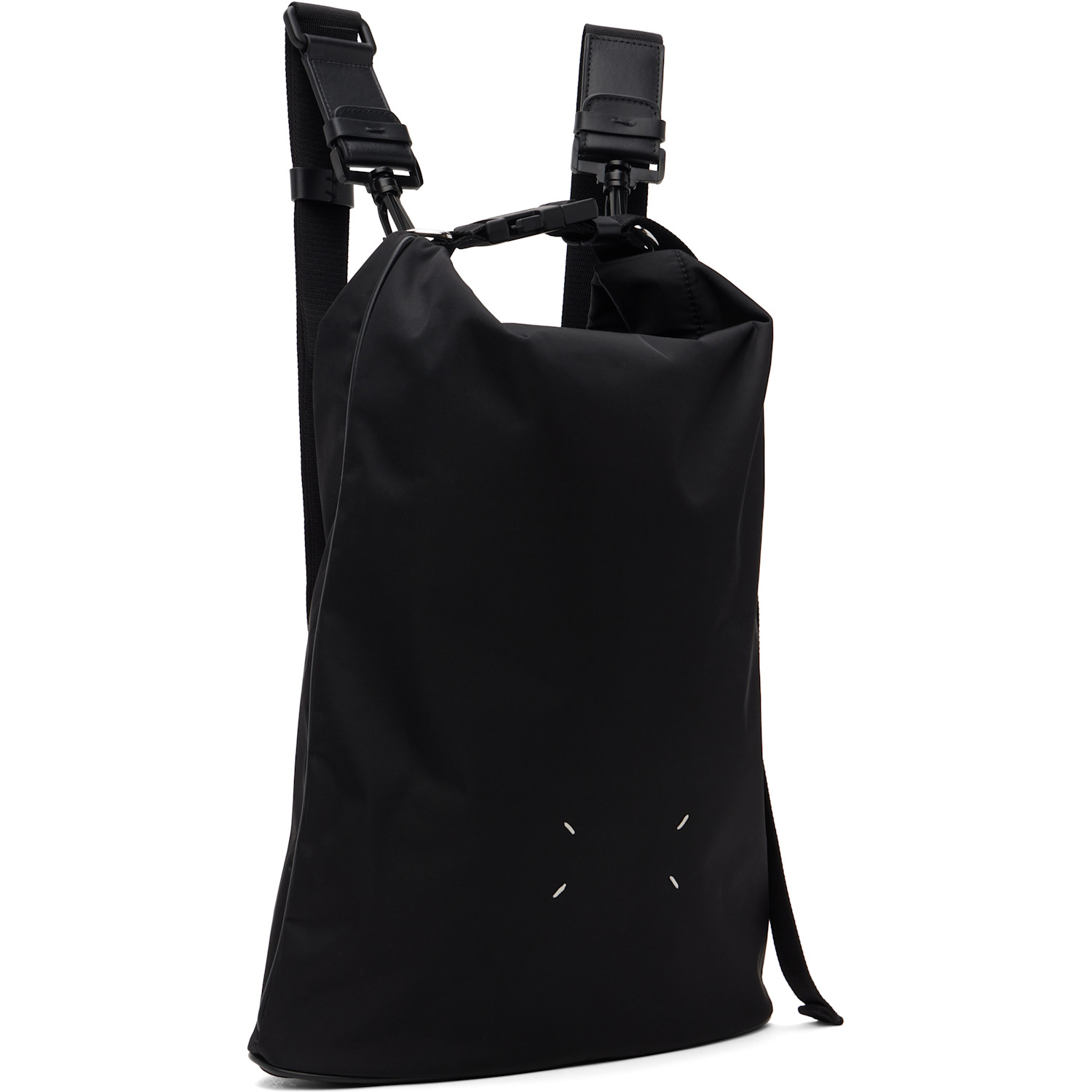 Maison Margiela Black High Tech Roll Up Backpack 