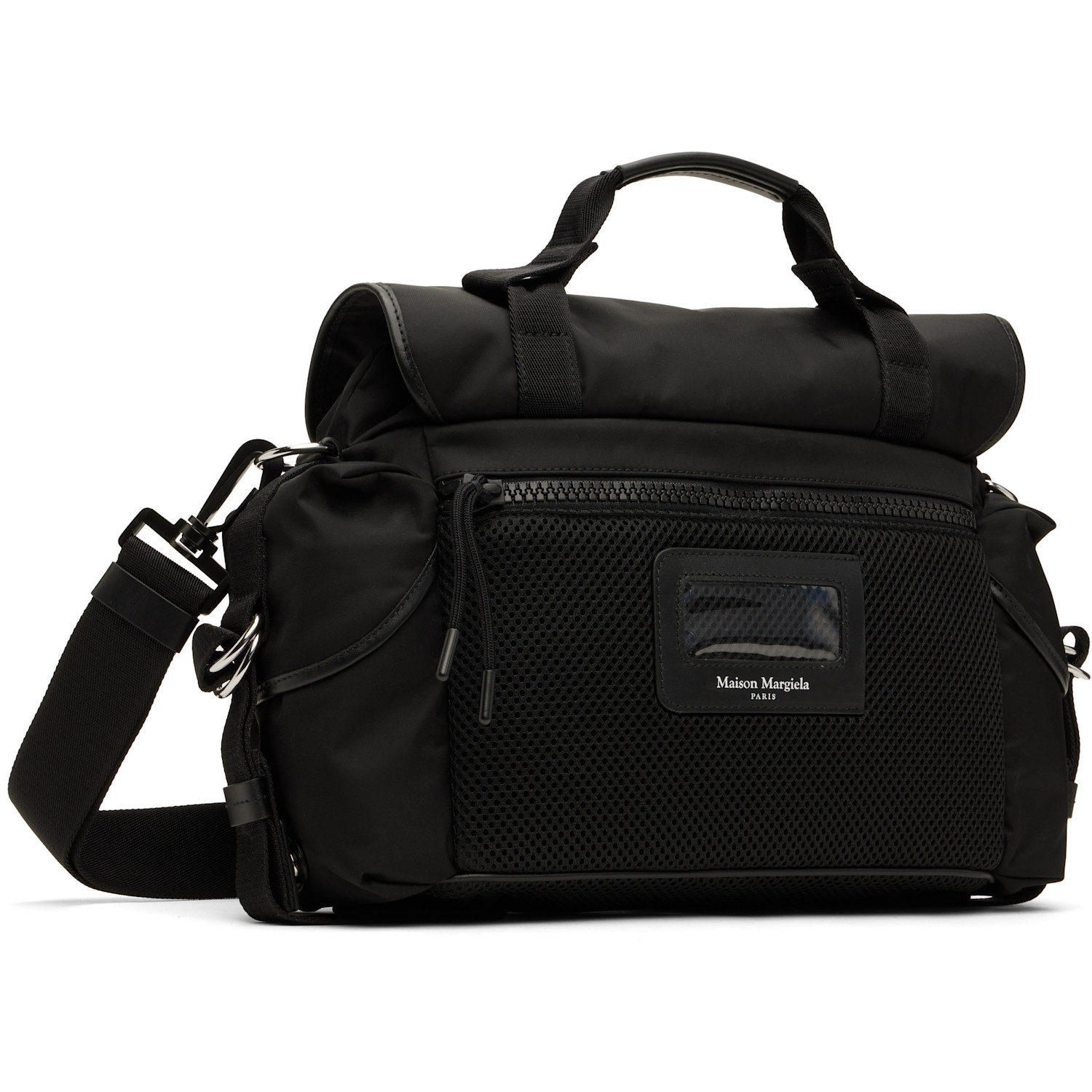  Maison Margiela Black High Tech Small Messenger Bag 