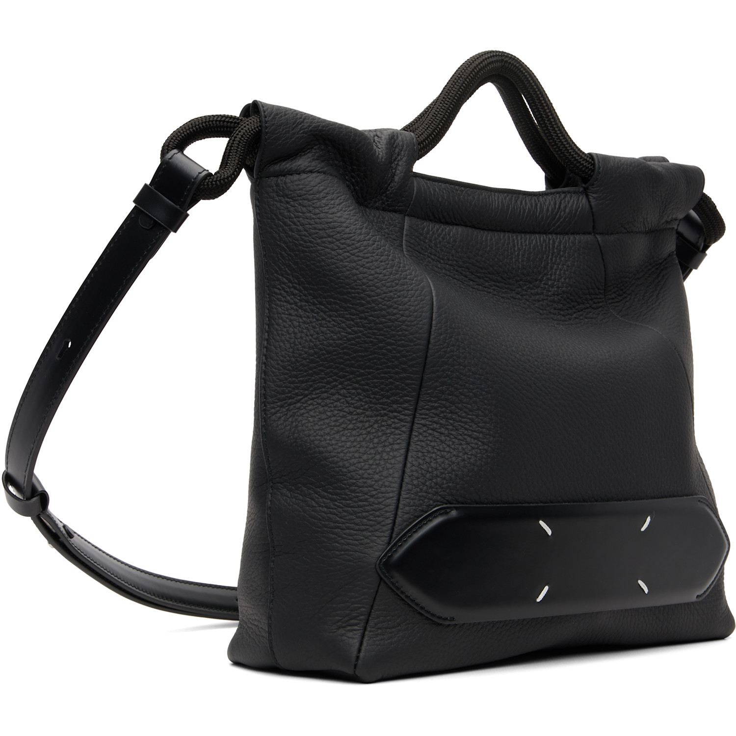  Maison Margiela Black Soft 5ac Drawstring Small Bag 