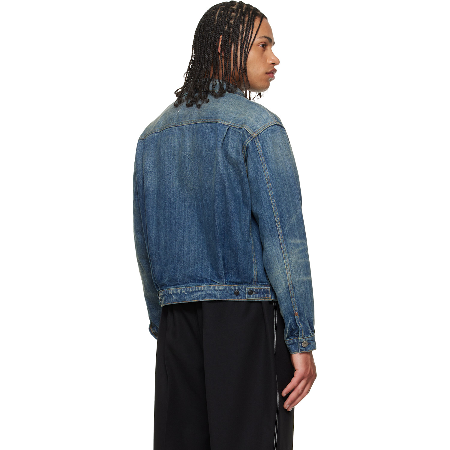  Maison Margiela Blue 'sportsjacket' Denim Jacket 