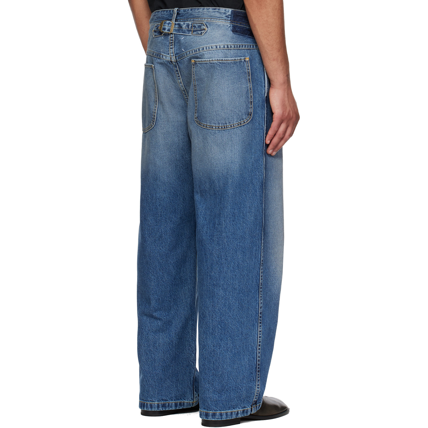  Maison Margiela Blue Faded Jeans 