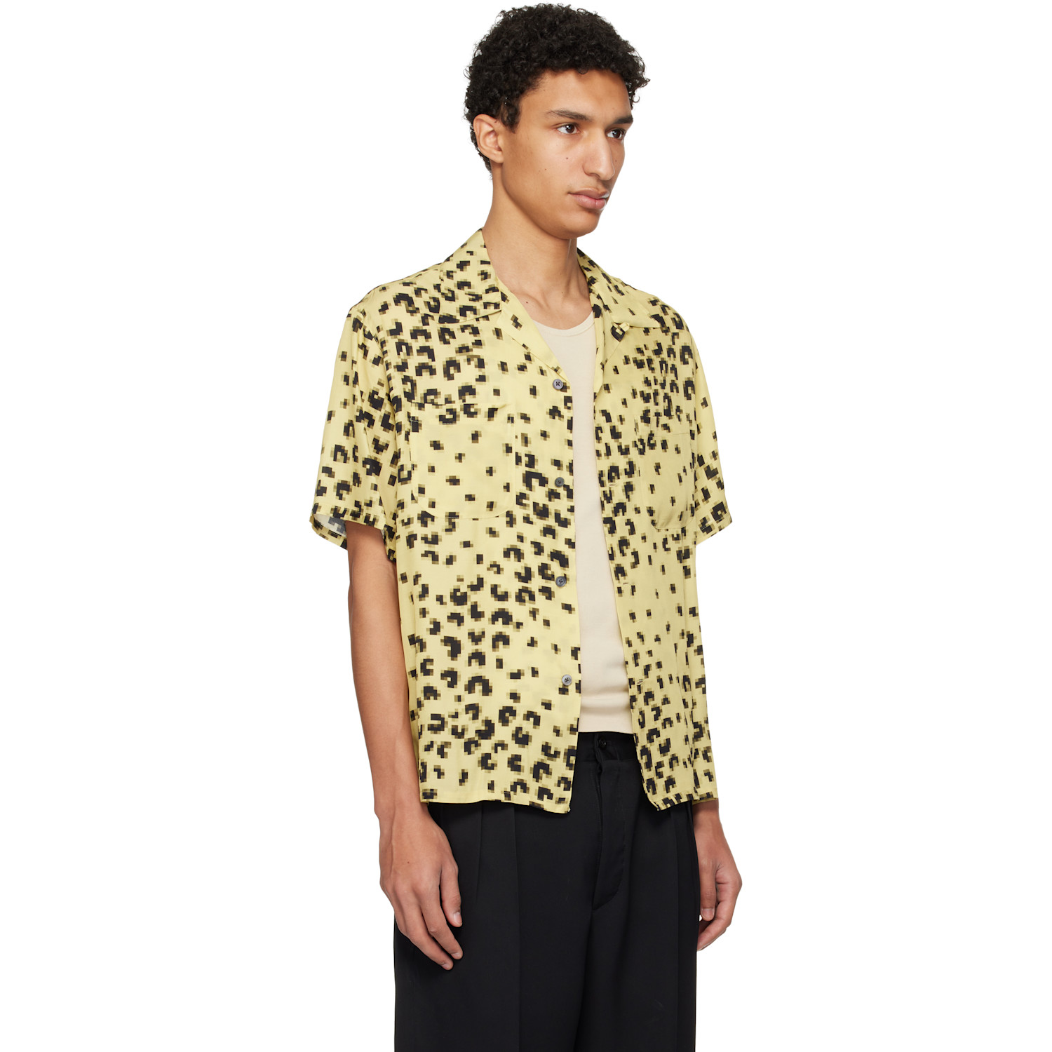  Maison Margiela Yellow Short-sleeved Shirt 